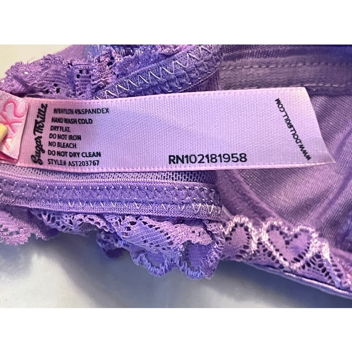 Dolls Kill Dolls kill Sugar Thrillz Lingerie Set Bra/Panty Size: XXS Size ONE SIZE - 9 Thumbnail