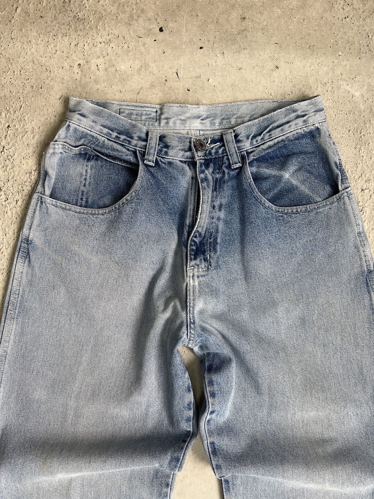 JNCO Jnco style wide leg washed rap jeans pants y2k Size US 30 / EU 46 - 4 Thumbnail
