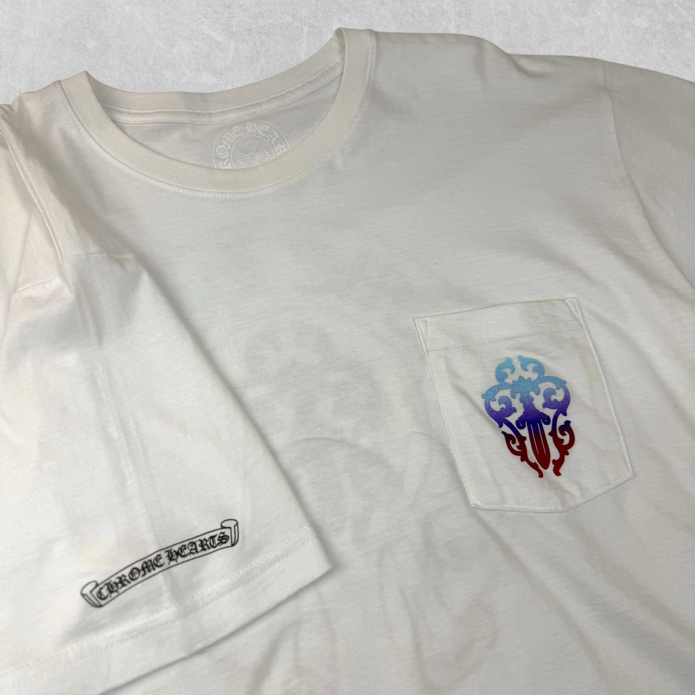 Chrome Hearts Chrome Hearts Gradient Dagger Tee White XXL Size US XXL / EU 58 / 5 - 3 Thumbnail