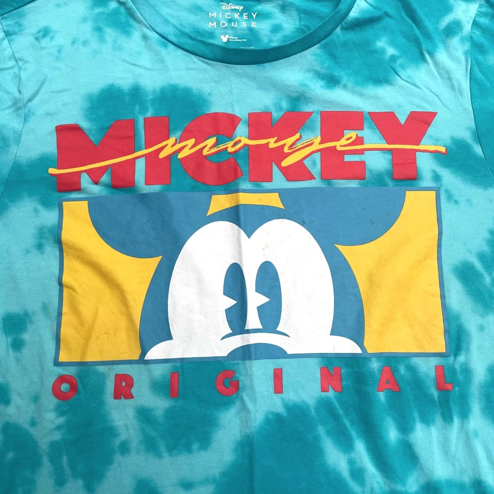 Disney Disney Mickey Mouse Graphic T-Shirt Mens Large Blue Tie-Dye Crew Neck Tee Size US L / EU 52-54 / 3 - 3 Thumbnail