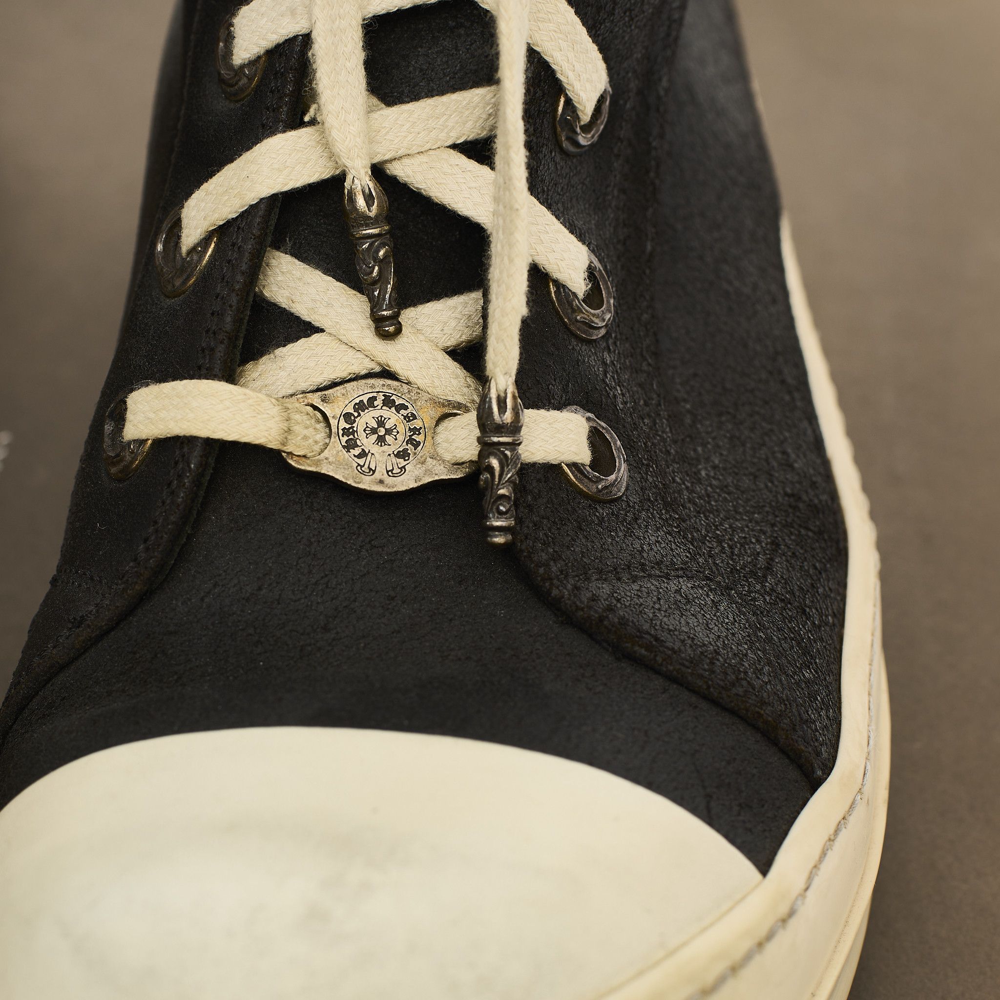 Chrome Hearts × Rick Owens Chrome Hearts Rick Owens Blister Leather Ramones Size 43 Size US 10 / EU 43 - 8 Thumbnail