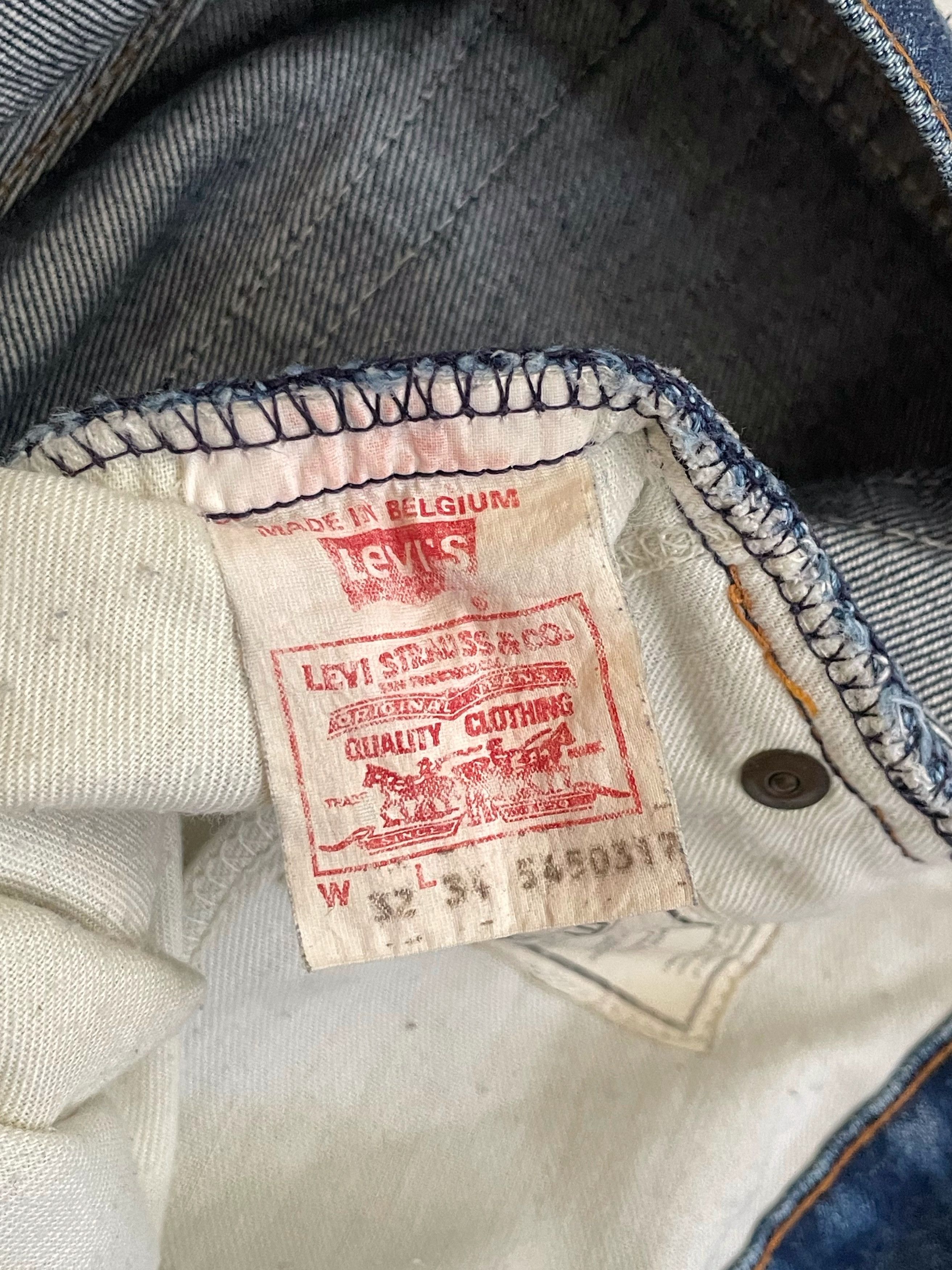 Levi's Vintage Clothing Levi’s vintage Leather Tab blue denim pants Man size: 32x32 Size US 33 - 13 Thumbnail