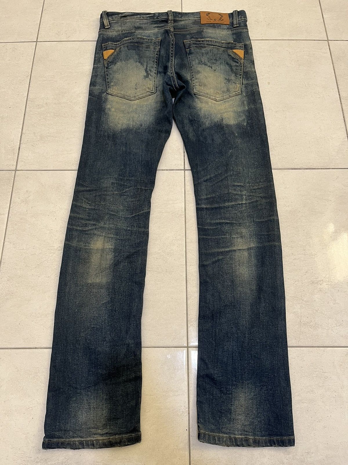 Worldwide Youth RARE Distressed DPSR WORLDWIDE Denim Jeans Size US 32 / EU 48 - 3 Thumbnail