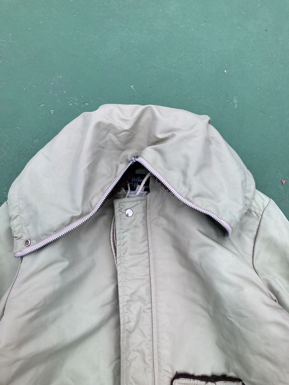Vintage 80’s Pertini Faux Fur Hood Zipper Gimmick Bondage Jacket Size US L / EU 52-54 / 3 - 8 Thumbnail