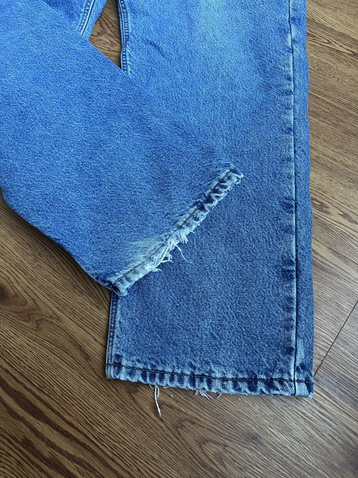Carhartt × Vintage Carhartt Made in USA Flannel Lined Denim Pants Size US 38 / EU 54 - 3 Thumbnail