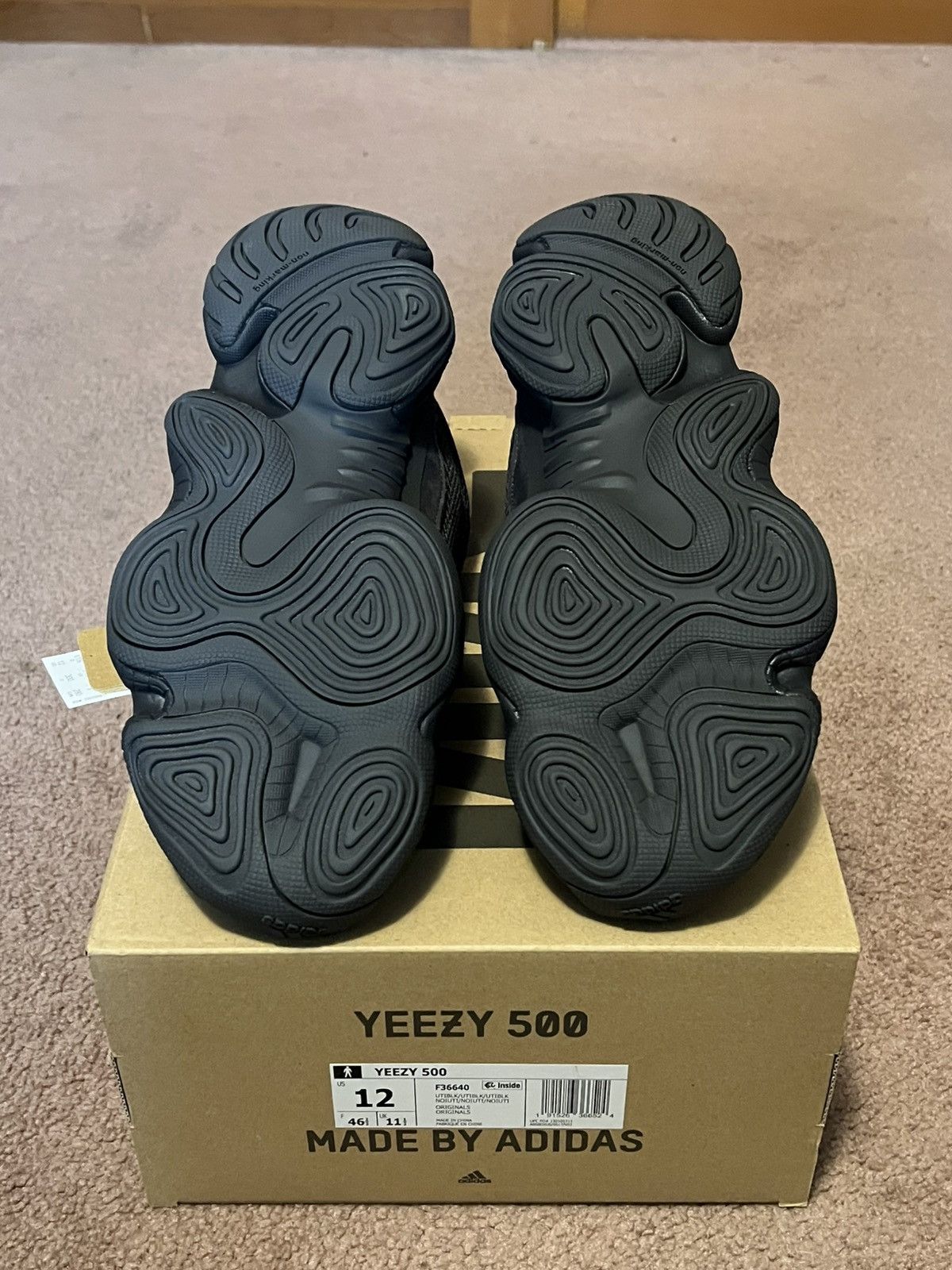 Yeezy Yeezy 500 Utility Black (2023) Size US 12 / EU 45 - 4 Thumbnail