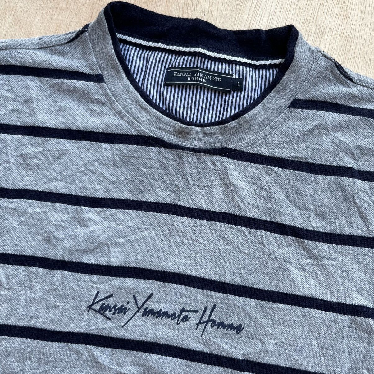 Kansai Yamamoto KANSAI YAMAMOTO HOMME STRIPES LS LIKE ISSEY MIYAKE Y3 Size US L / EU 52-54 / 3 - 1 Thumbnail