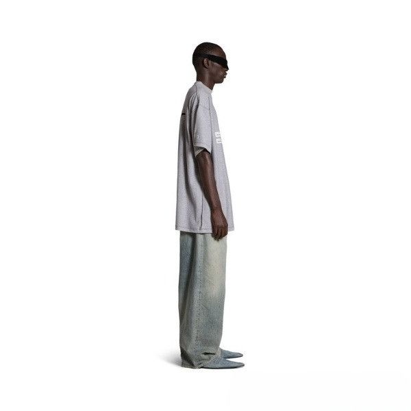 Balenciaga o1w1db10525 Al Generated Inside-Out T-Shirt Oversized Grey Size US M / EU 48-50 / 2 - 3 Thumbnail