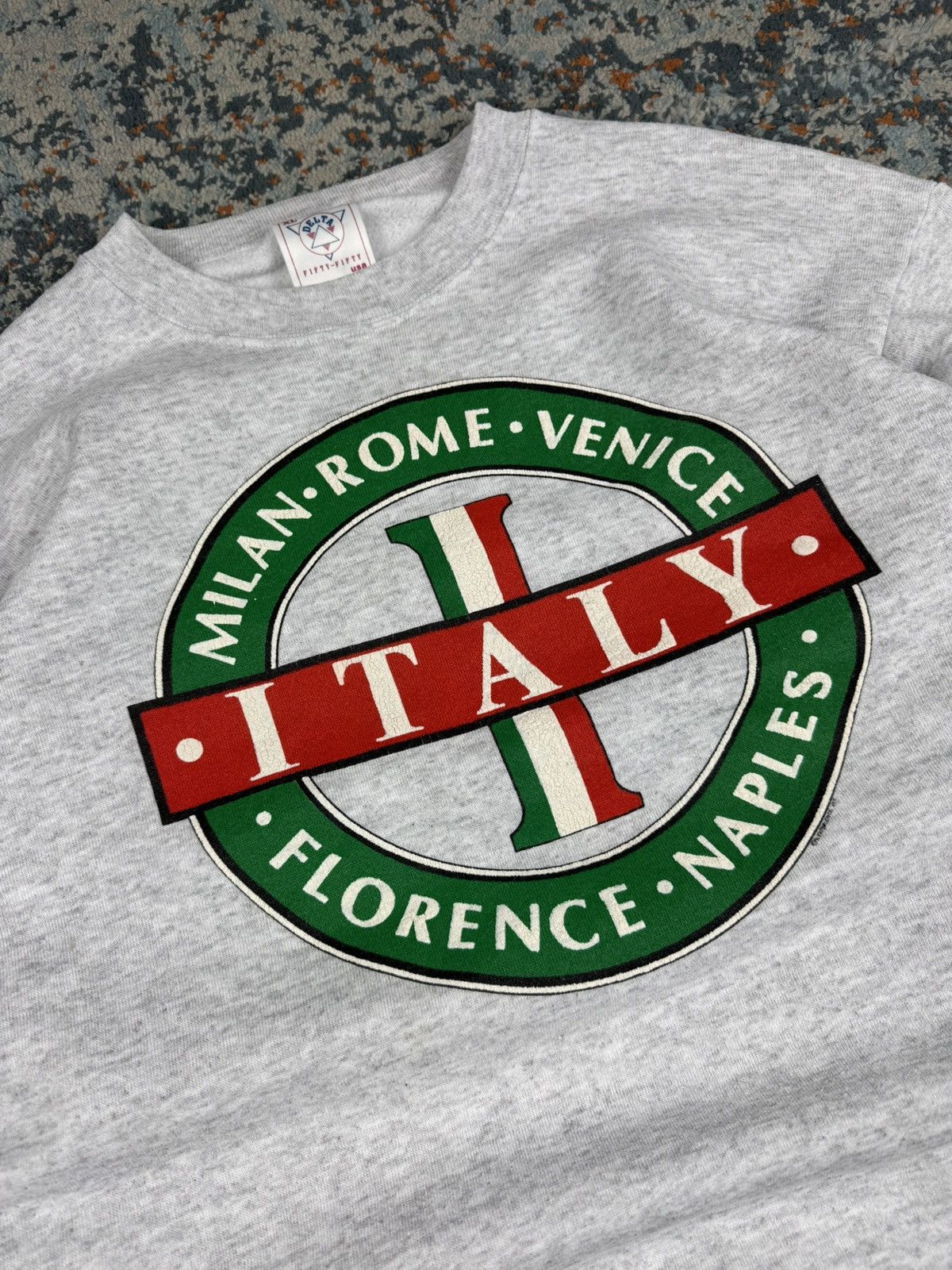 Vintage Vintage 90s Italy souvenir boxy baggy sweatshirt sopranos Size US XL / EU 56 / 4 - 5 Thumbnail