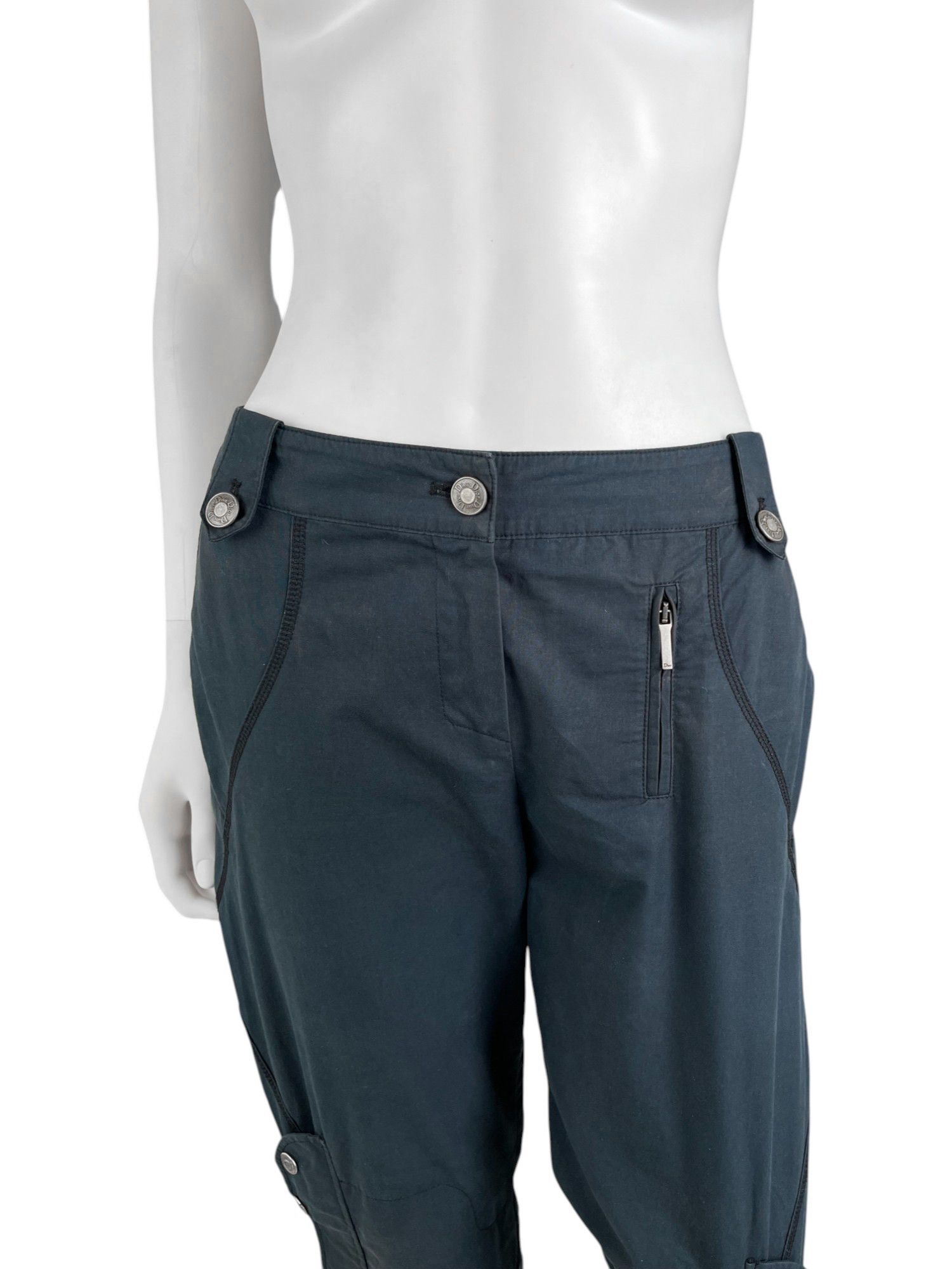 Dior by John Galliano S/S 2004 Bondage Blue Star Pants Size 28" / US 6 / IT 42 - 5 Thumbnail