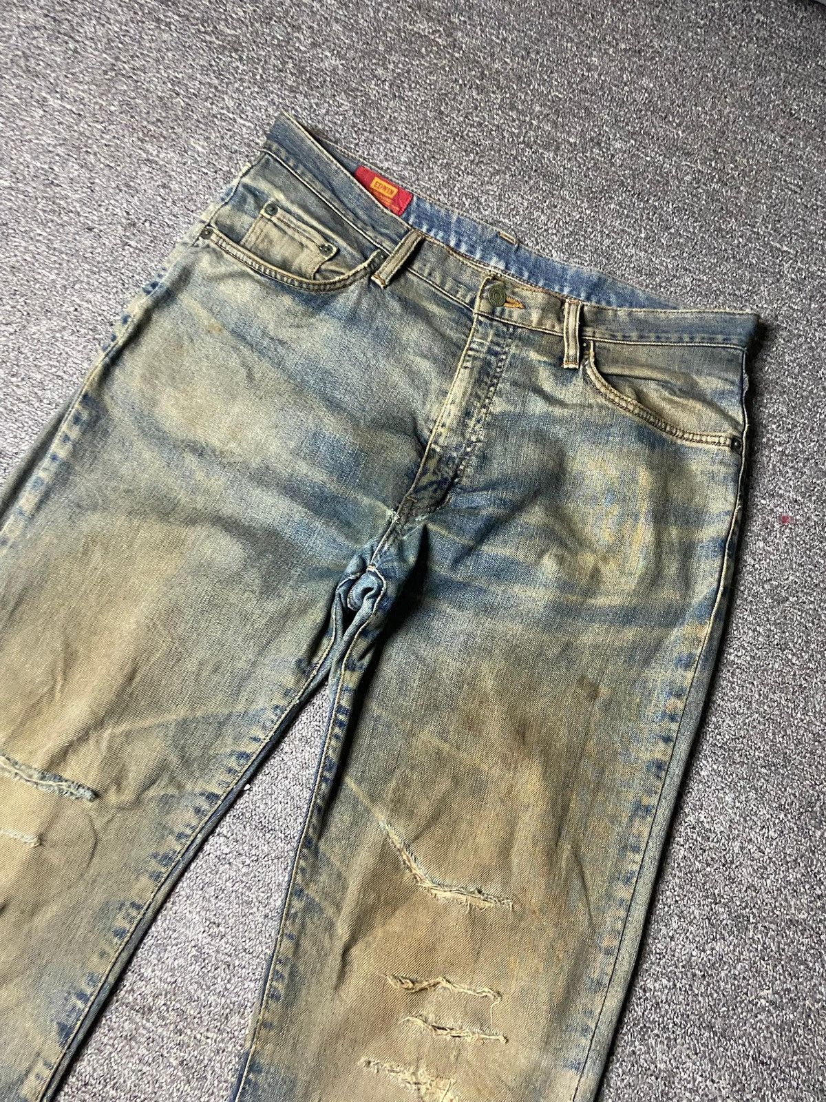 Edwin Edwin 602 US Classic Distressed Jeans (163) Size US 34 / EU 50 - 13 Thumbnail