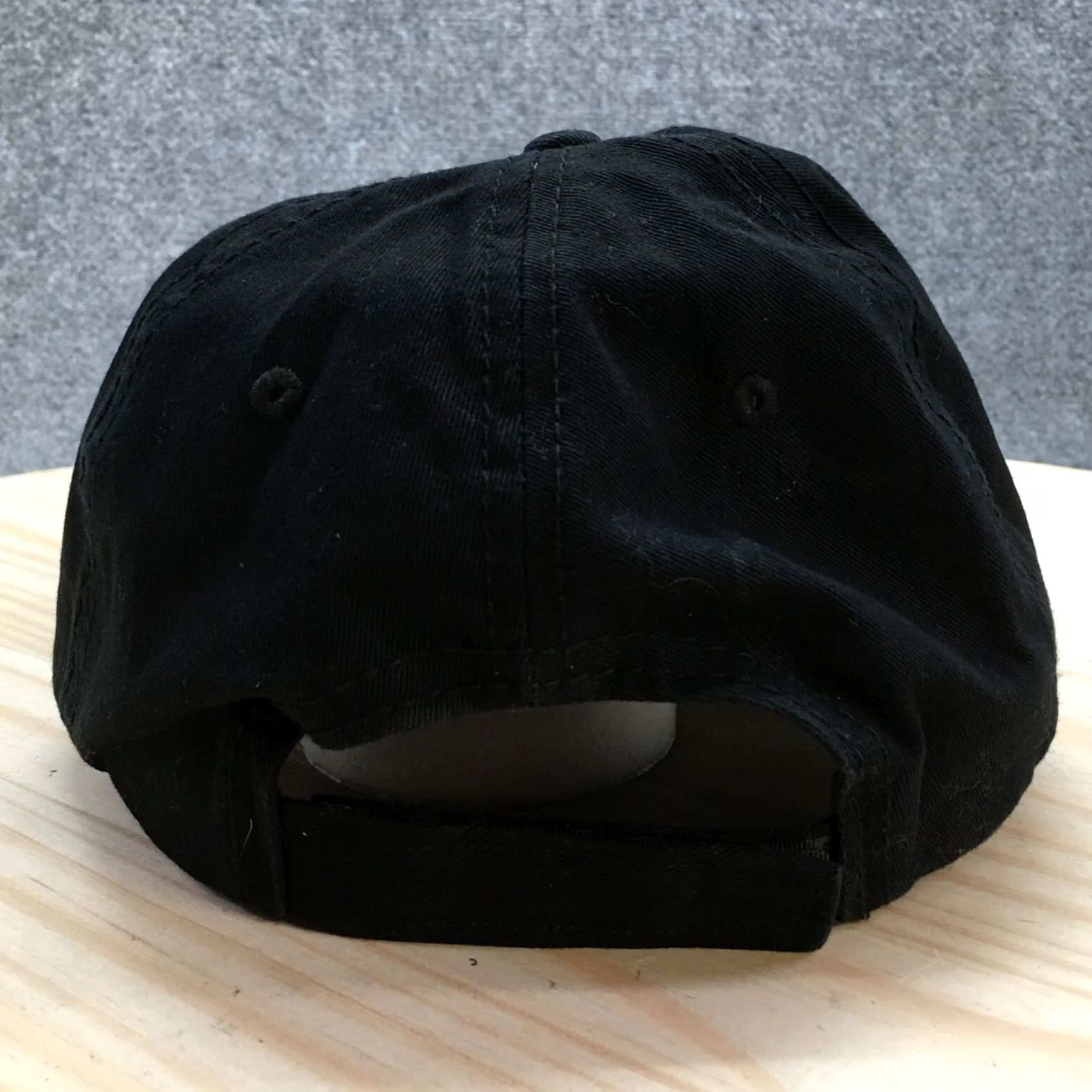 Walls Wall Drug Baseball Cap Hat Mens OS Black Floral Cotton Distressed Adjustable Size ONE SIZE - 6 Thumbnail