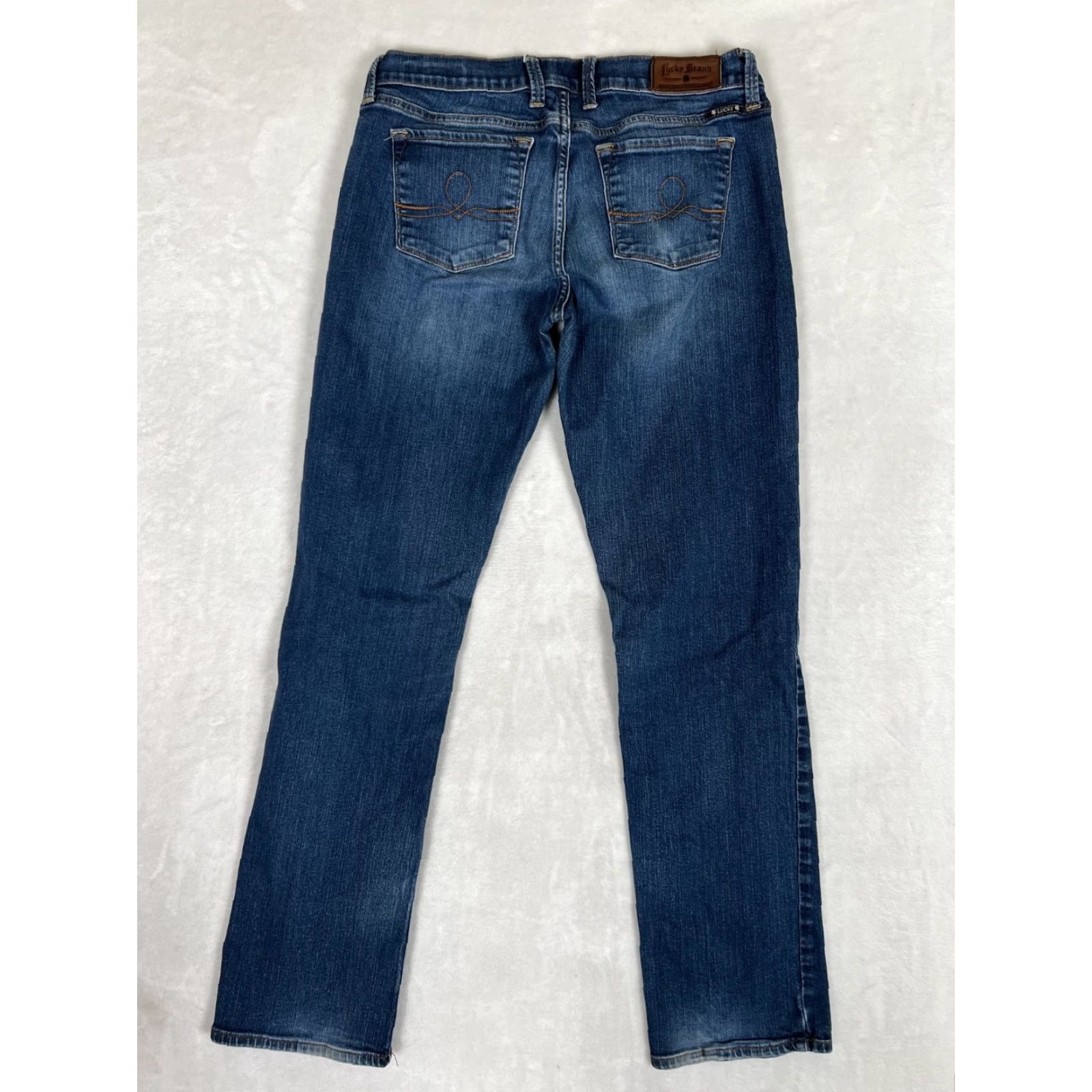 Lucky Brand Lucky Brand Jeans Womens 10 30 Blue Sofia Straight Denim Medium Wash Mid Rise Jeans Size 30" / US 8 / IT 44 - 7 Thumbnail