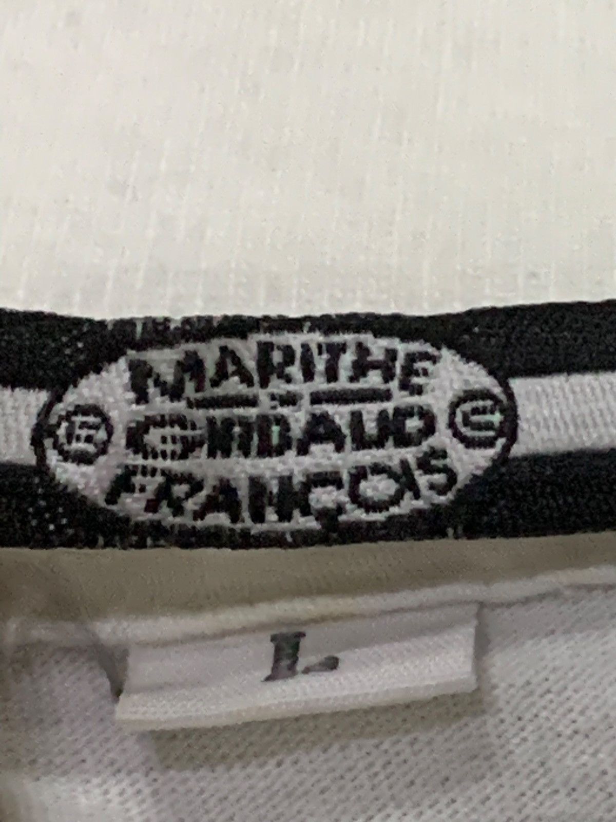 20471120 × Marithe + Francois Girbaud Marithe Francois Girbaud Trompeil Zipper Neck TShirt Size US L / EU 52-54 / 3 - 8 Thumbnail