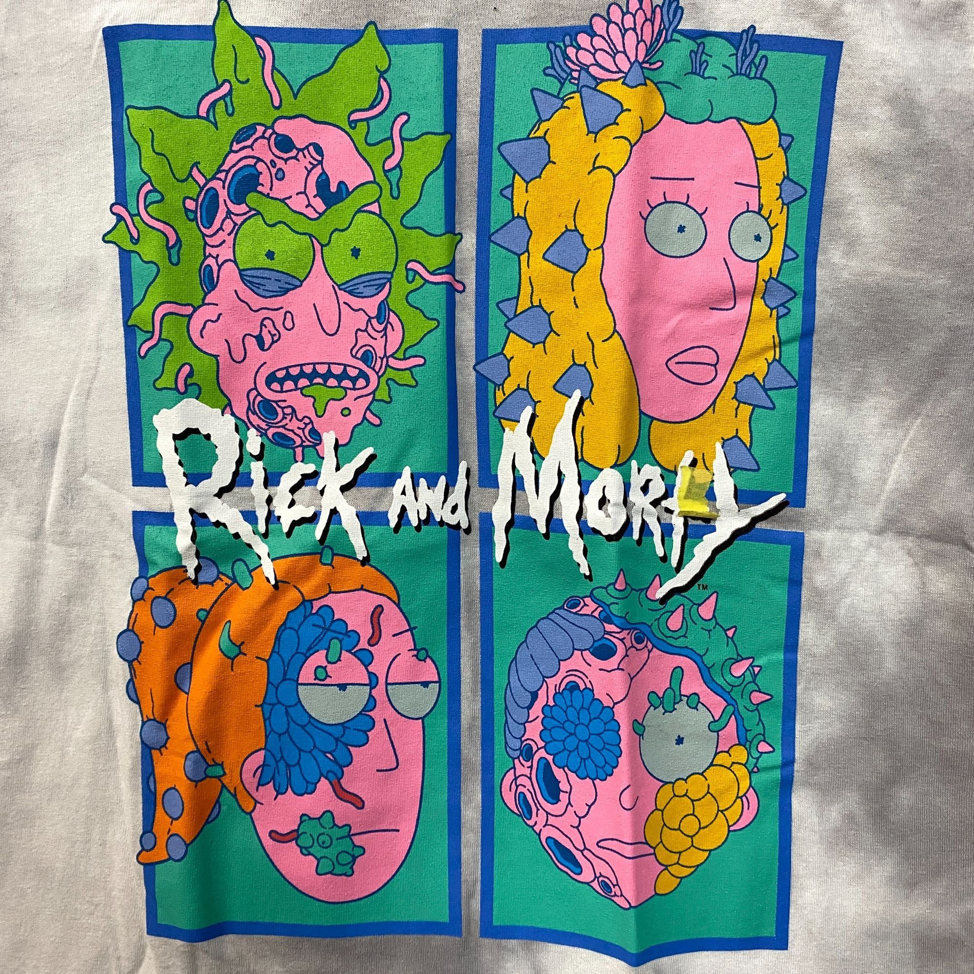 Ripple Junction Adult Swim Rick & Morty Infected Tie Dye T-Shirt size Small Size US S / EU 44-46 / 1 - 2 Thumbnail