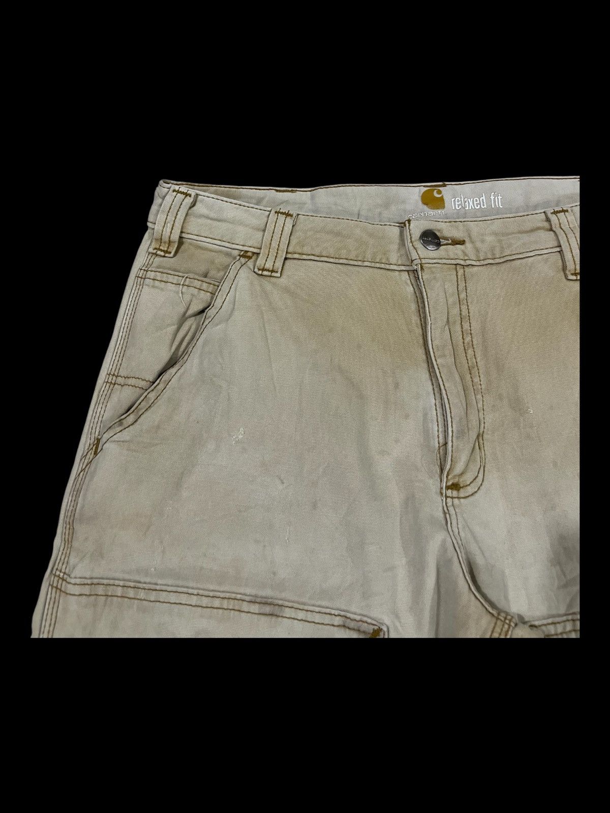 Carhartt × Vintage Carhartt Double Knee Carpenter Relax Fit Distressed Jeans Size US 32 / EU 48 - 5 Thumbnail