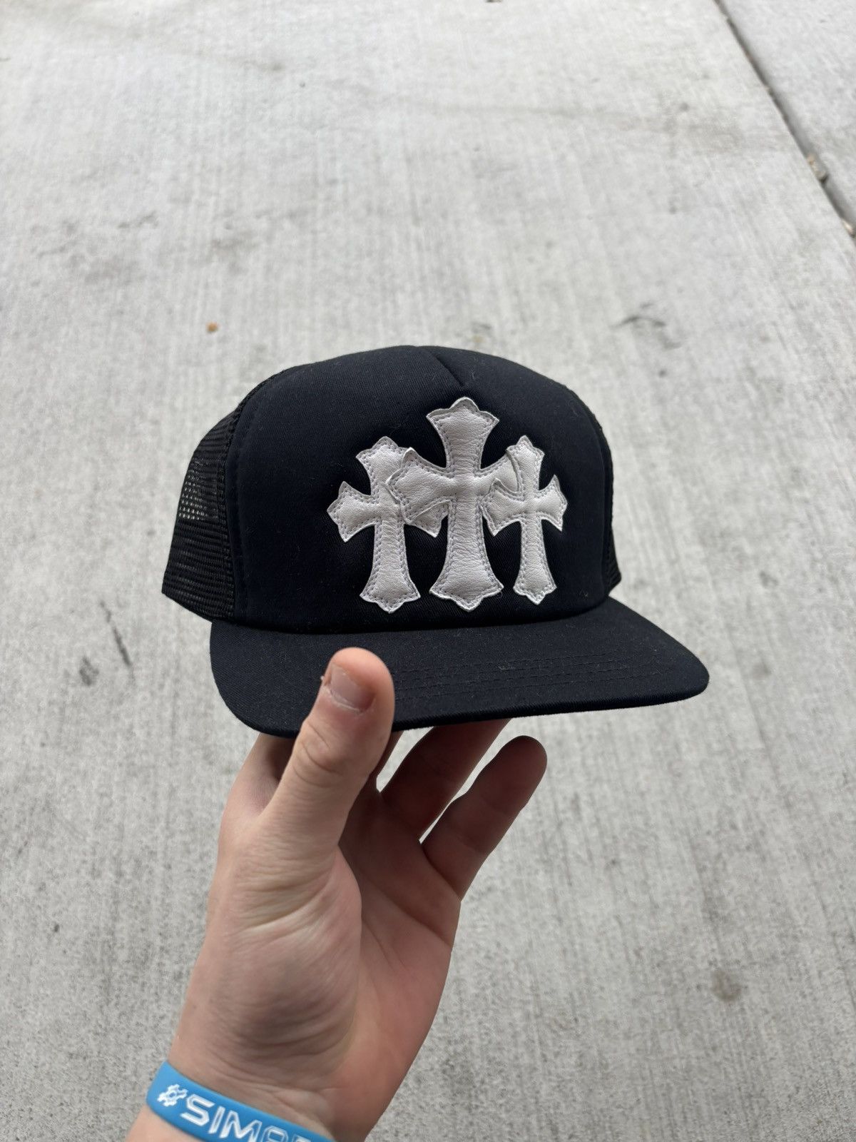 Chrome Hearts Lamb Skin triple patch brand new hat Size ONE SIZE - 1 Thumbnail
