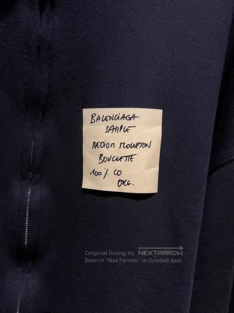 Balenciaga Balenciaga Tag Pull Zip Hoodie Size US L / EU 52-54 / 3 - 4 Thumbnail