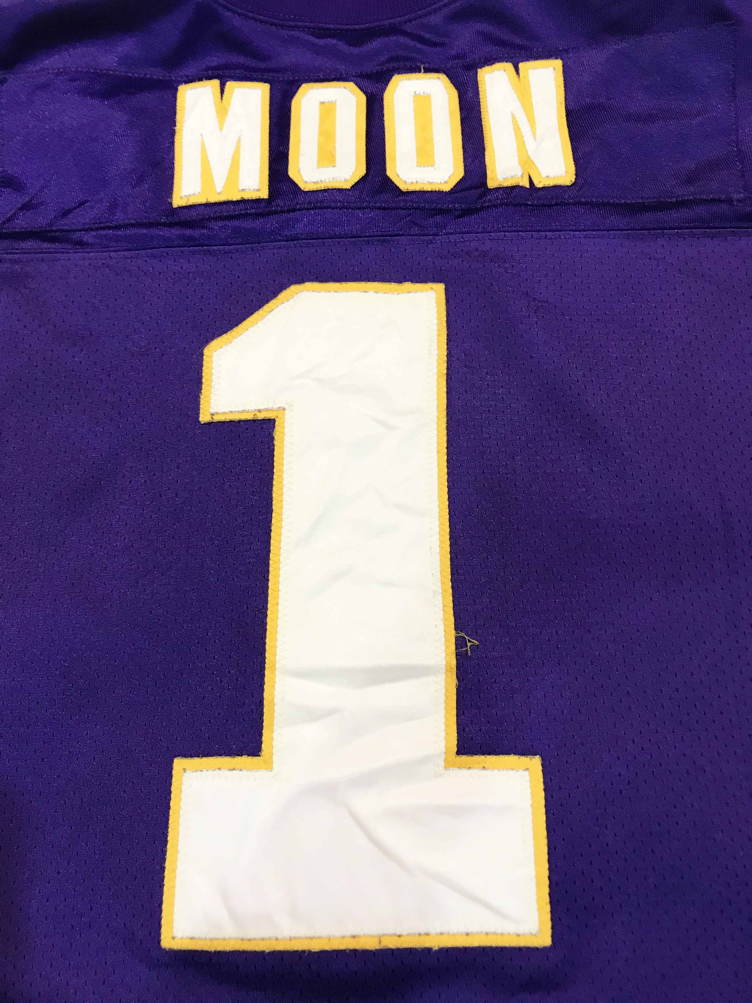 NFL × Starter × Vintage Vintage Starter NFL Minnesota Vikings WARREN MOON #1 Jersey Size US L / EU 52-54 / 3 - 6 Thumbnail