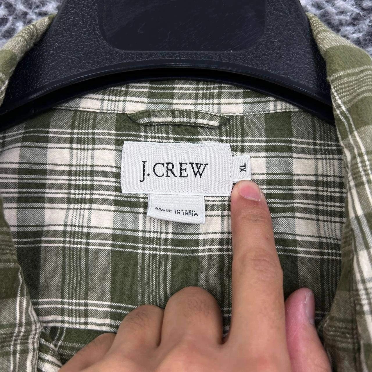J.Crew J. Crew Button Down Shirt Men Plaid Flannel Cotton XL Size US XL / EU 56 / 4 - 5 Thumbnail
