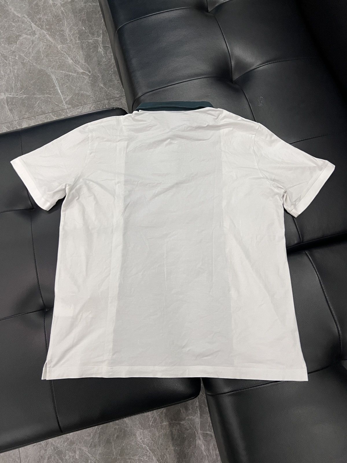 Prada Prada Colorblock Panel Structured Polo Shirt Size US XXL / EU 58 / 5 - 2 Thumbnail