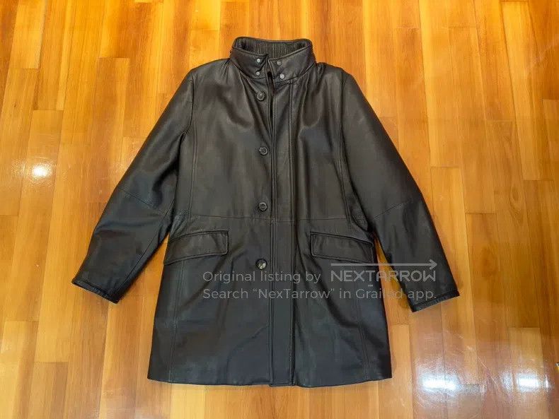 Brioni Brioni Brown coffee-colored lambskin down men's leather co Size US M / EU 48-50 / 2 - 1 Thumbnail