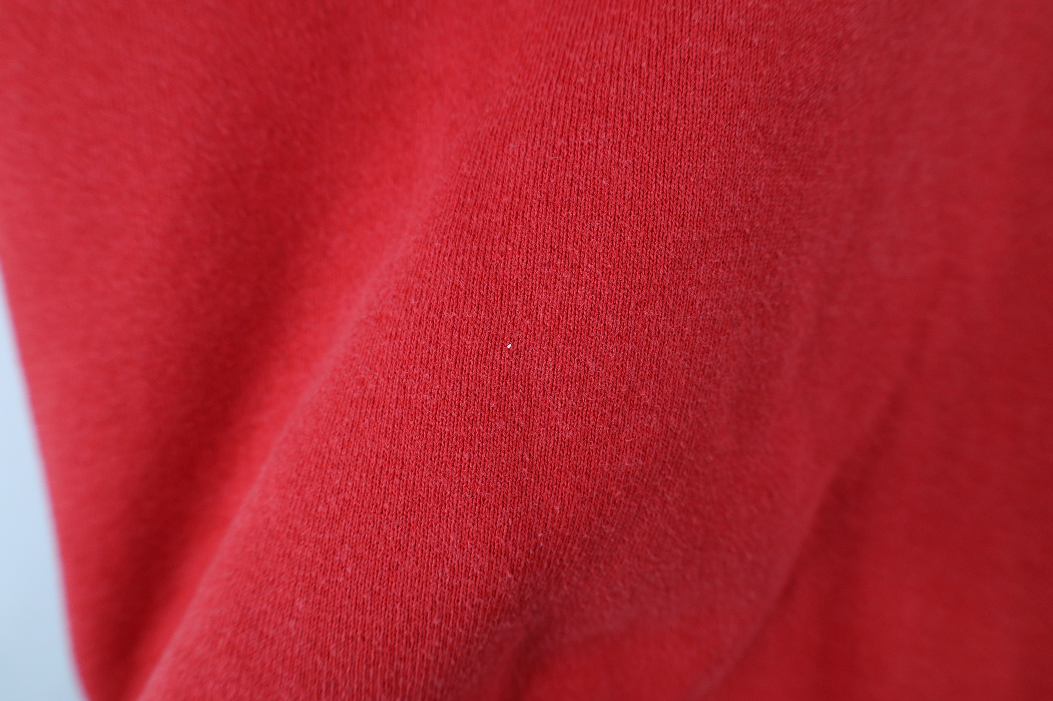 Vintage Vintage 90s Streetwear Blank Crewneck Sweatshirt Red USA Size US L / EU 52-54 / 3 - 5 Thumbnail