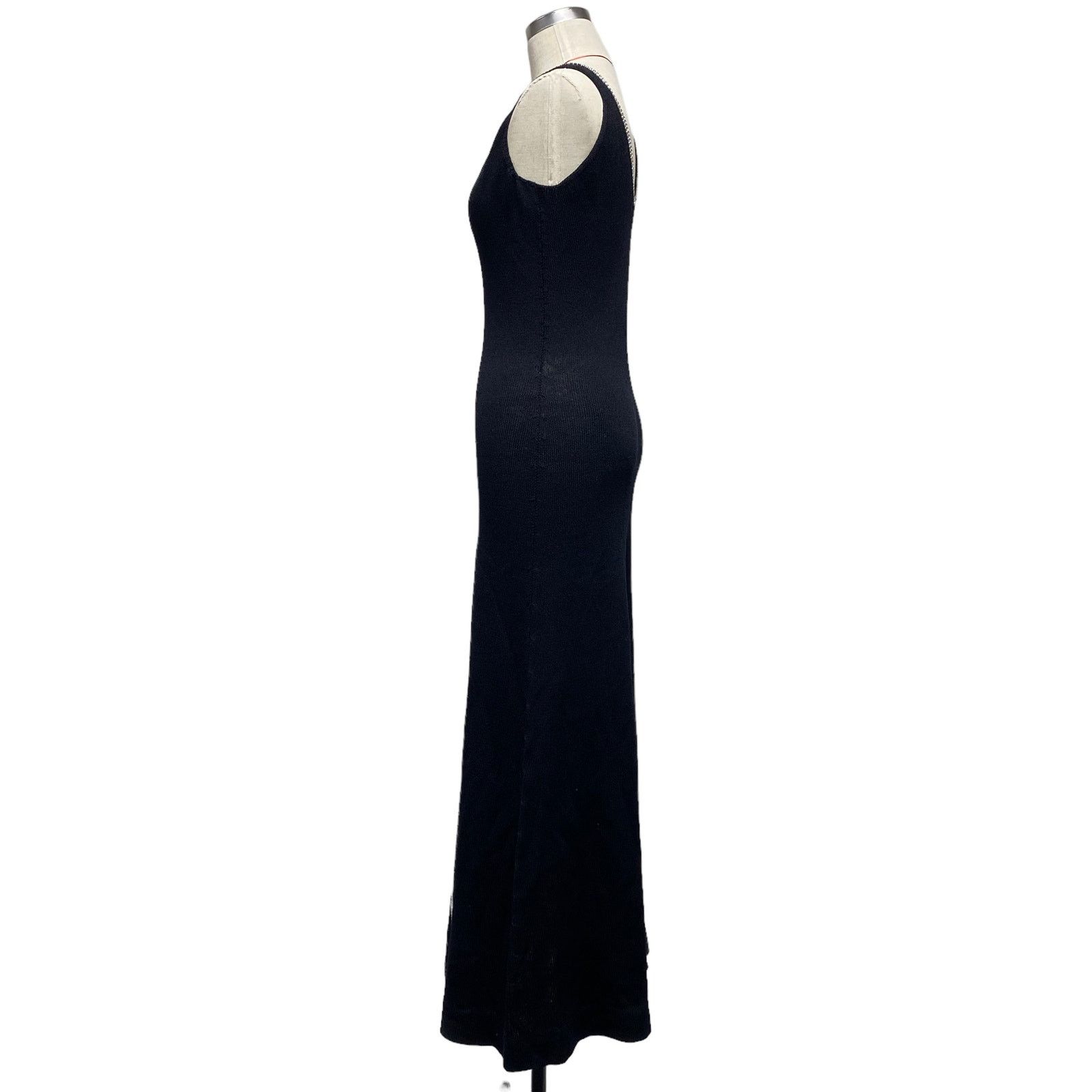 Vintage Vintage Mady Gerrard Womens Knit Rhinestone Long Dress Size ONE SIZE - 6 Thumbnail