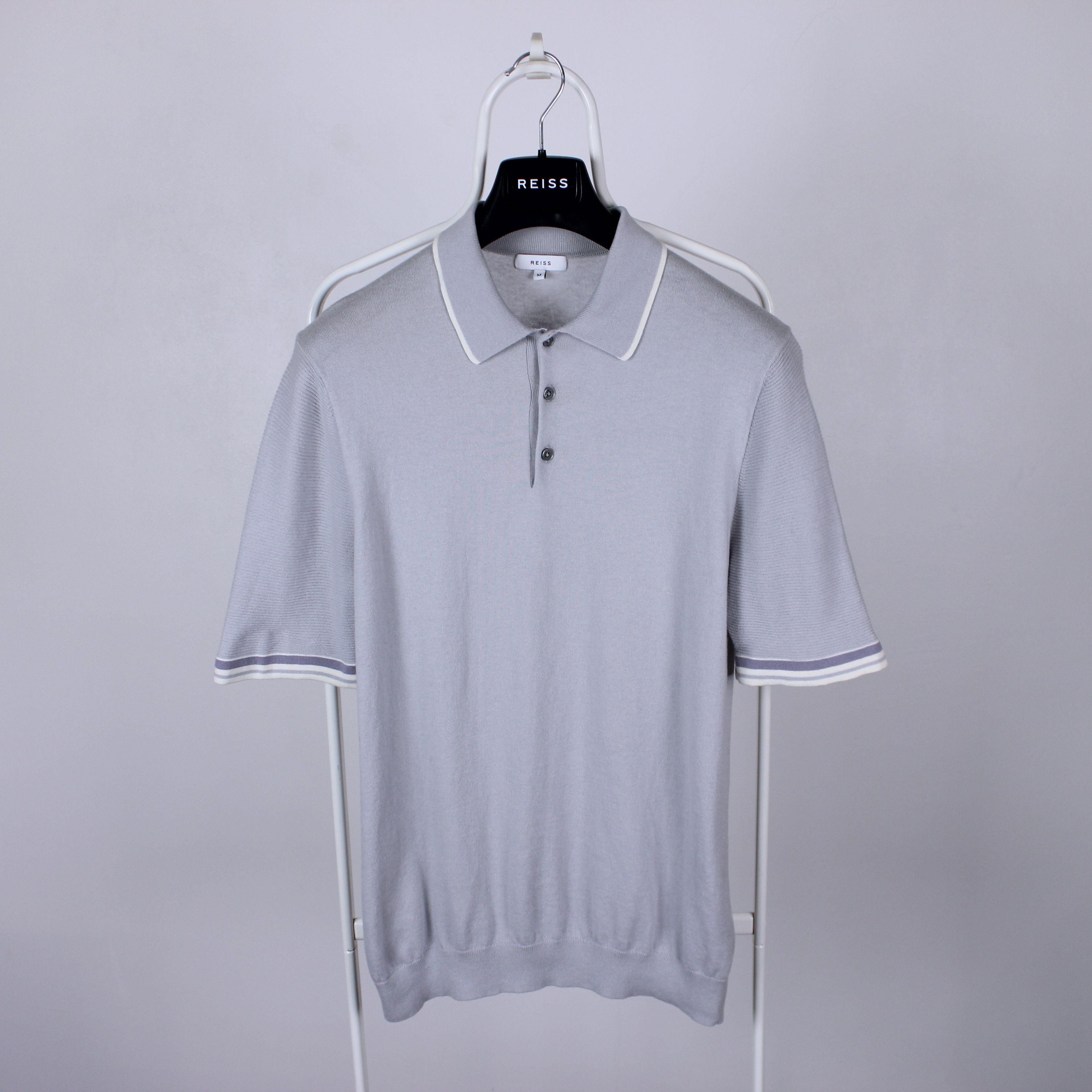 Reiss Reiss polo shirt men M gray light Size US M / EU 48-50 / 2 - 4 Thumbnail