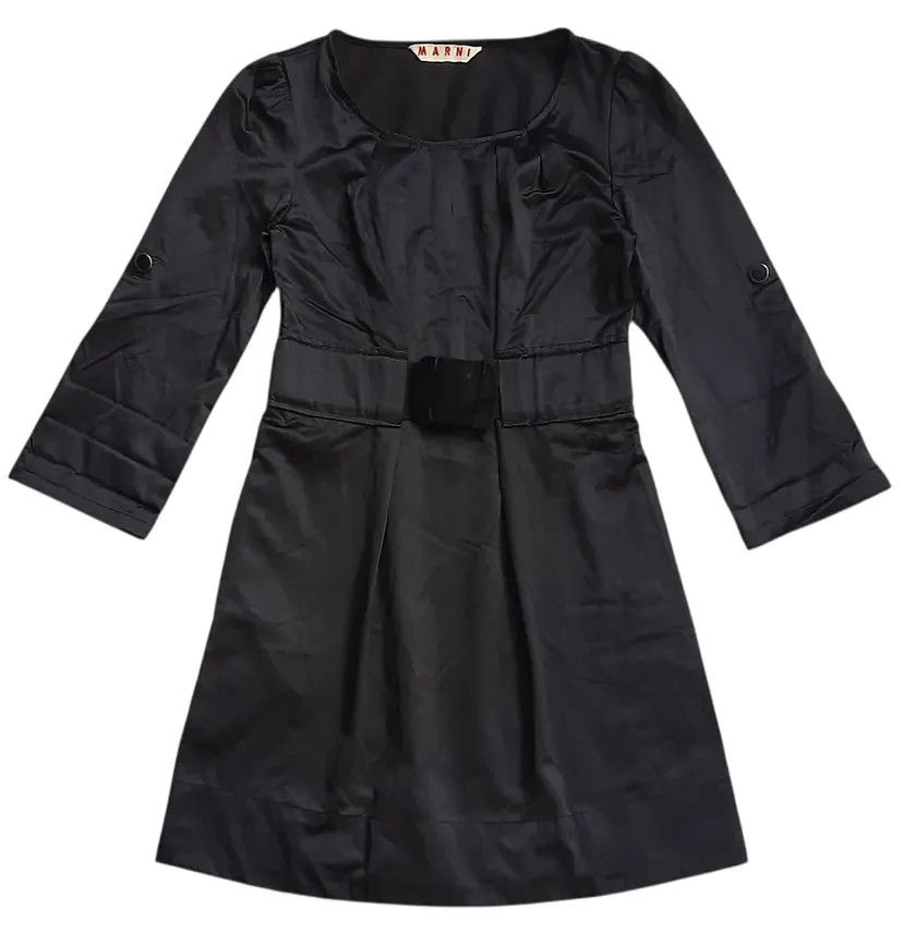 Marni Marni Babydoll Stretch Waist Midi Dress Size XS / US 0-2 / IT 36-38 - 2 Thumbnail