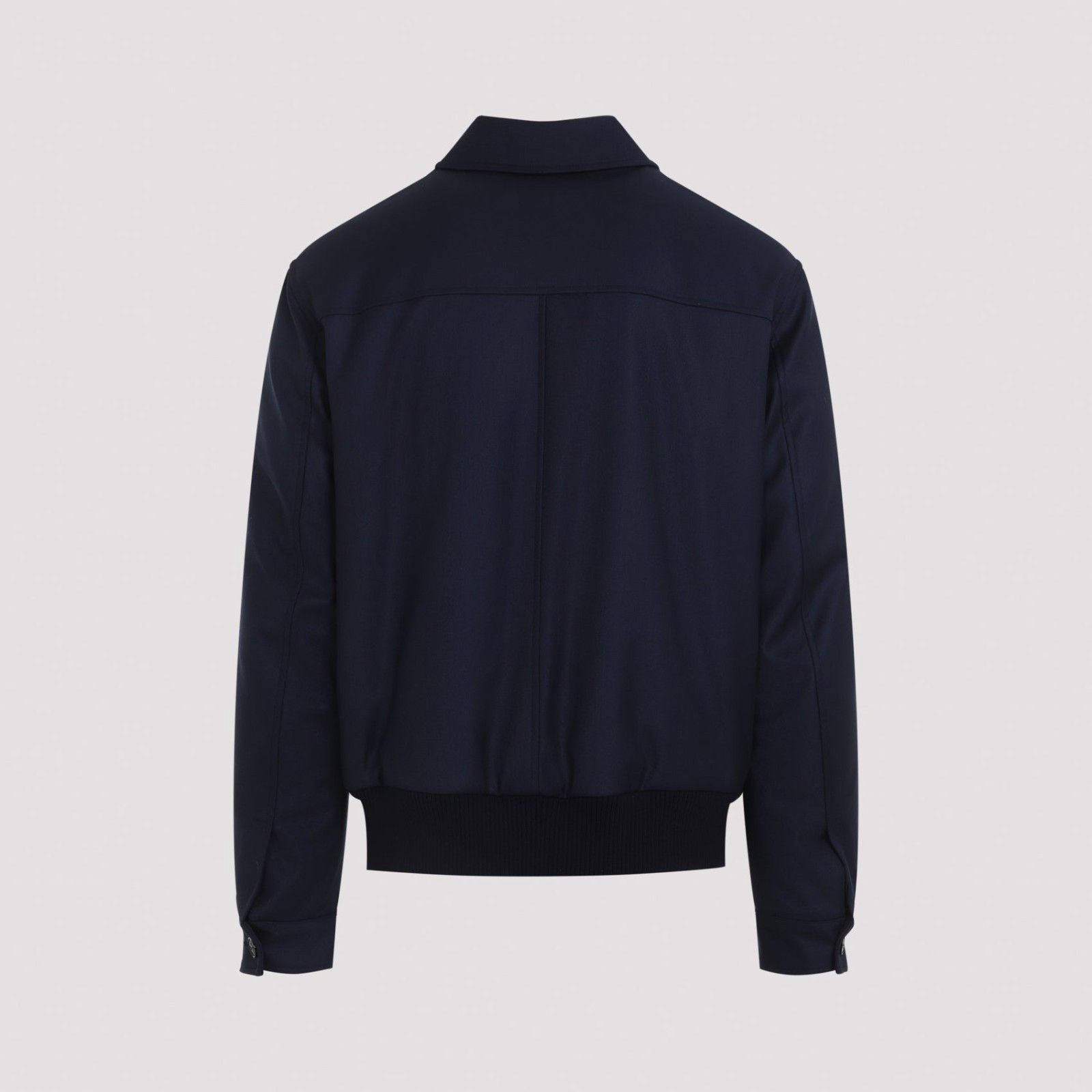 Kiton KITON Navy Wool/Cashmere Bomber Jacket New & Authentic (Men' Size US M / EU 48-50 / 2 - 2 Thumbnail