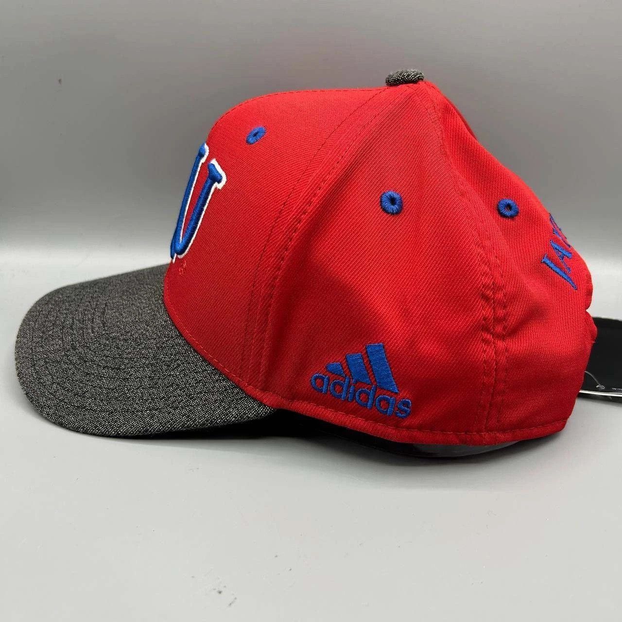 Adidas Kansas Jayhawks Hat Men Embroidered Strap Back Cap New Size ONE SIZE - 7 Thumbnail