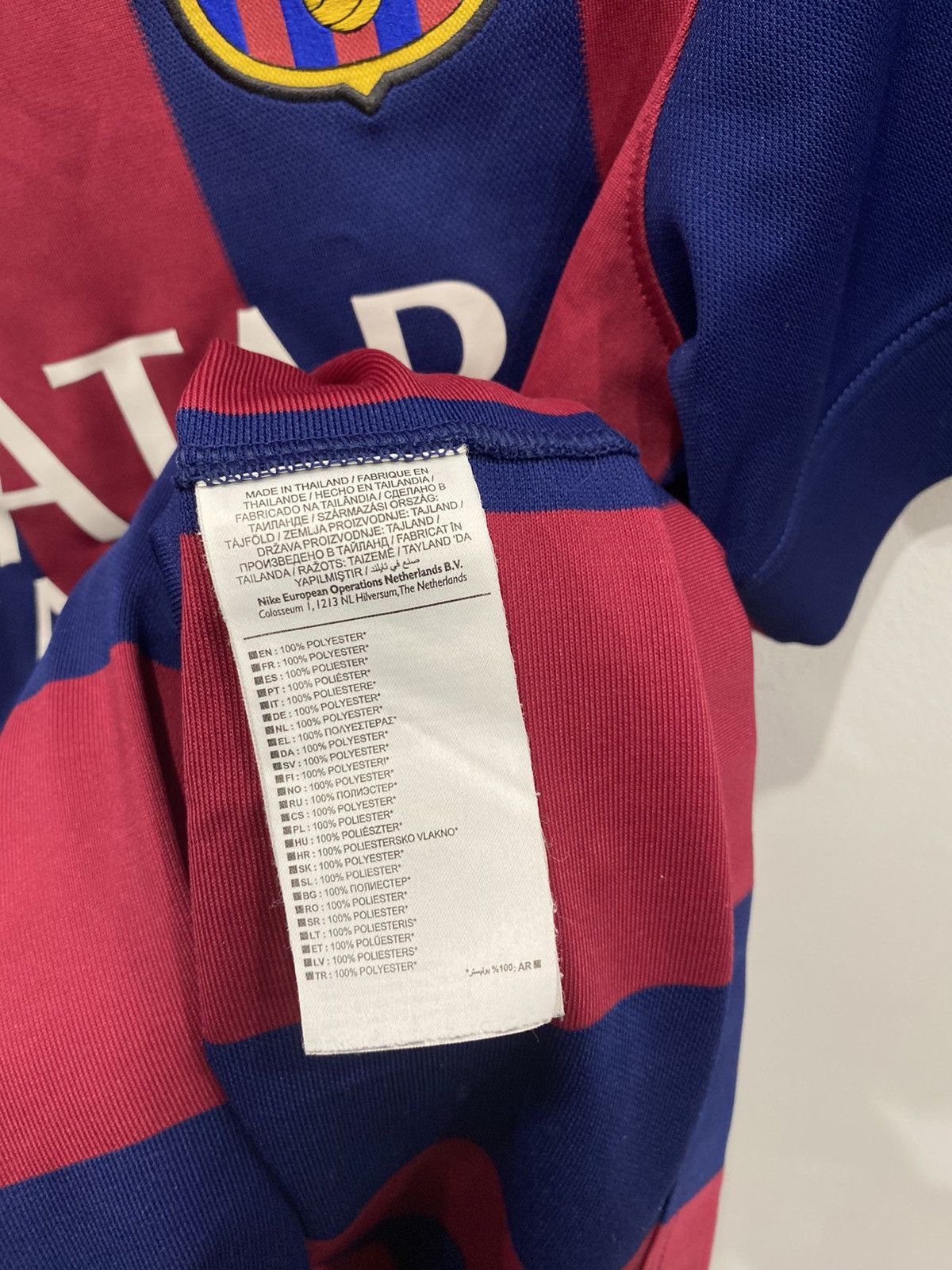 Nike Vintage Nike Barcelona 2014 Jersey Size US S / EU 44-46 / 1 - 11 Thumbnail