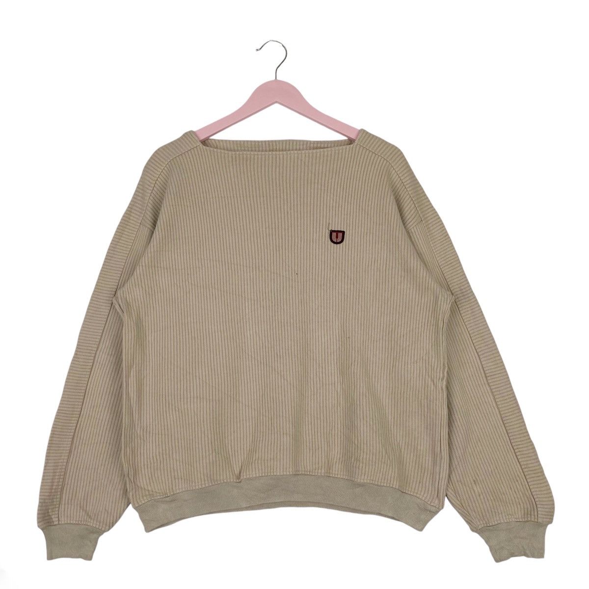 Emanuel Ungaro × Vintage Vintage Emanuel Ungaro Paris Small Embroidered Crewneck Size L / US 10 / IT 46 - 1 Thumbnail