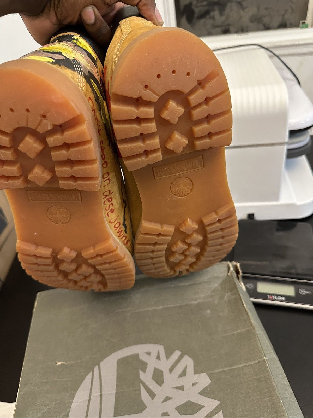Timberland Hand painted boots Size US 12 / EU 45 - 7 Thumbnail