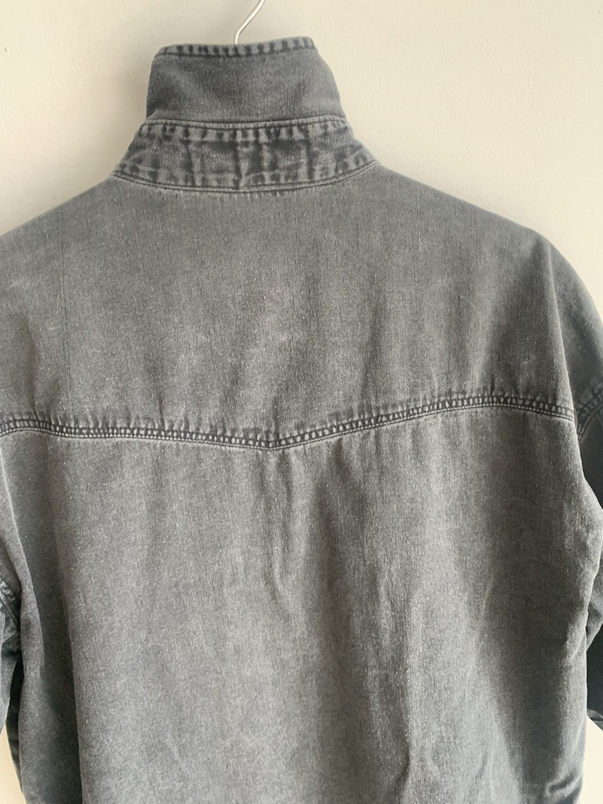 Versace Jeans Couture Vintage Versace Jeans Couture Black Denim Shirt XL Size US L / EU 52-54 / 3 - 6 Thumbnail