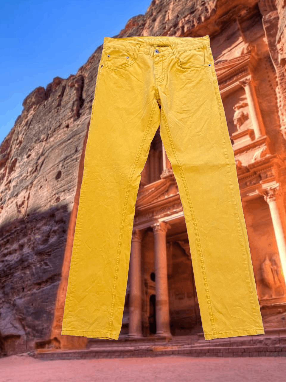 Mustang Vintage yellow jeans Mustang Y2K denim pants Size US 32 / EU 48 - 1 Thumbnail