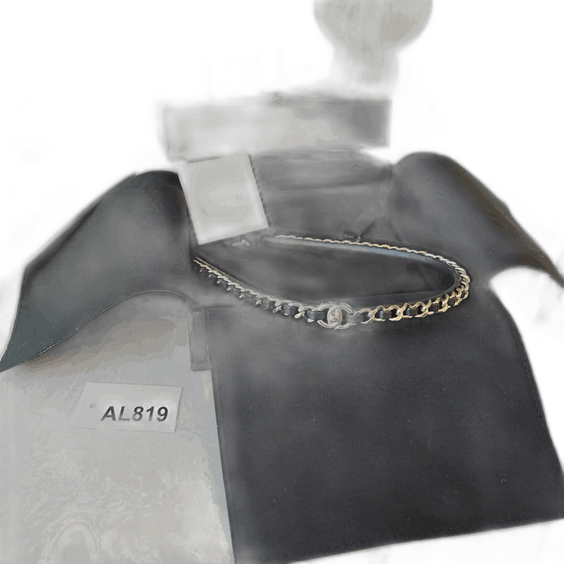 Chanel CHANEL Double C Logo Chain Headband Size ONE SIZE - 1 Thumbnail