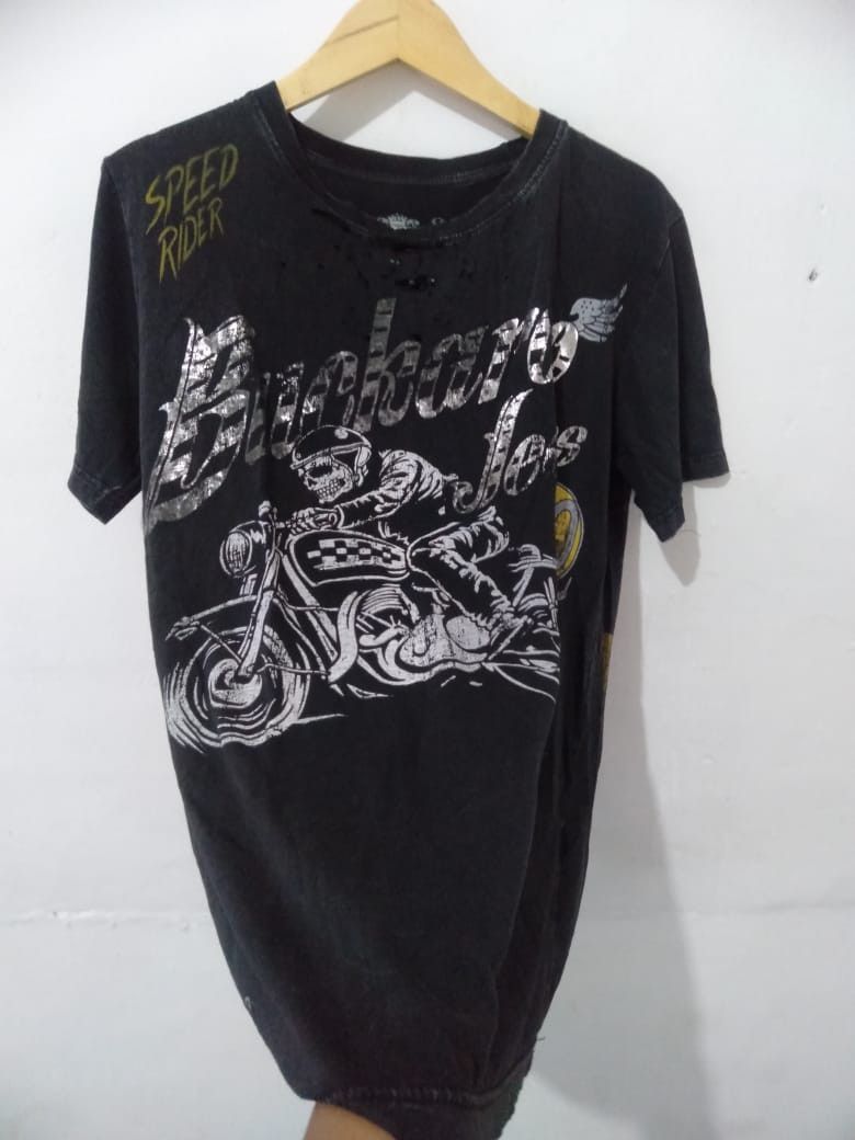 If Six Was Nine Vintage Skeleton motorcycle Zip graphic tee Size US M / EU 48-50 / 2 - 10 Thumbnail