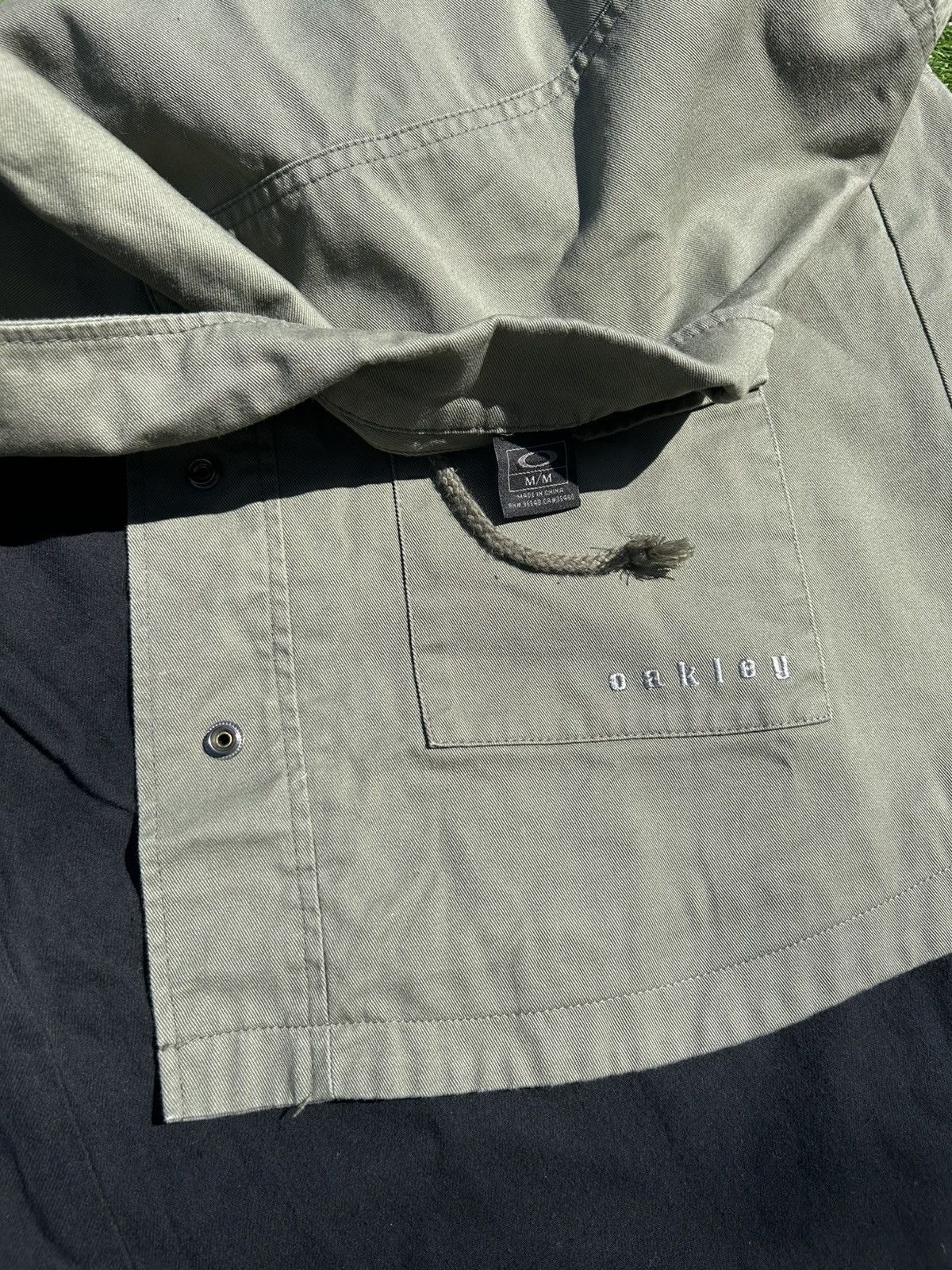 Oakley × Vintage 2000’s Oakley Cotton Grey Parka Jacket M Size US M / EU 48-50 / 2 - 3 Thumbnail