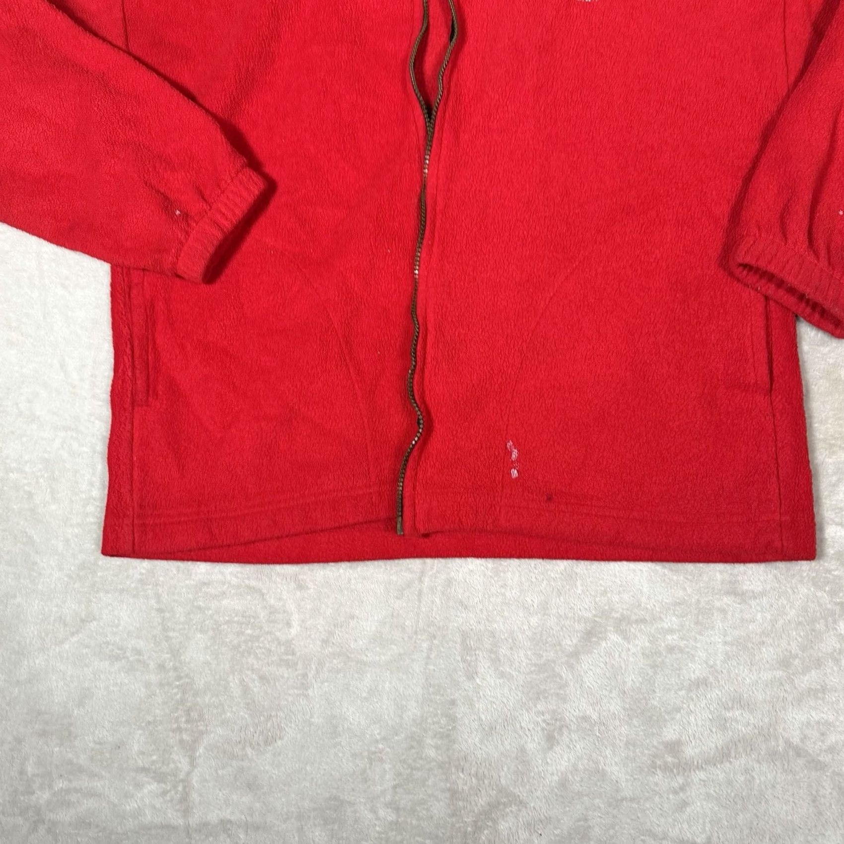 Polo Ralph Lauren VINTAGE Polo Ralph Lauren Jacket Men S Red Full Zip Fleece Bomber Outdoors Size US S / EU 44-46 / 1 - 3 Thumbnail