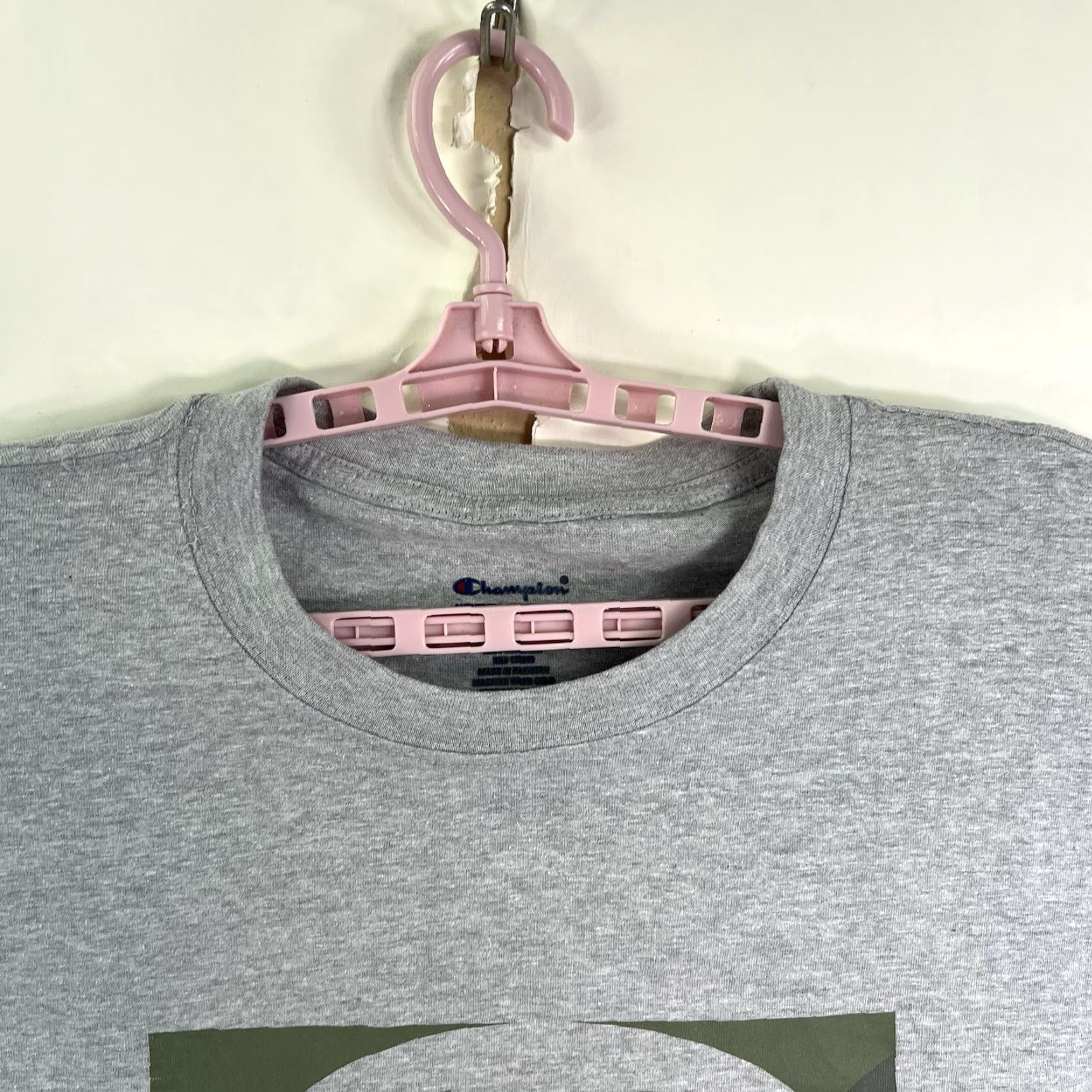 Champion Champion T-Shirt Mens Long Sleeve Graphic Call-Out Camo Print 3XL Gray Shirt Size US XXL / EU 58 / 5 - 3 Thumbnail