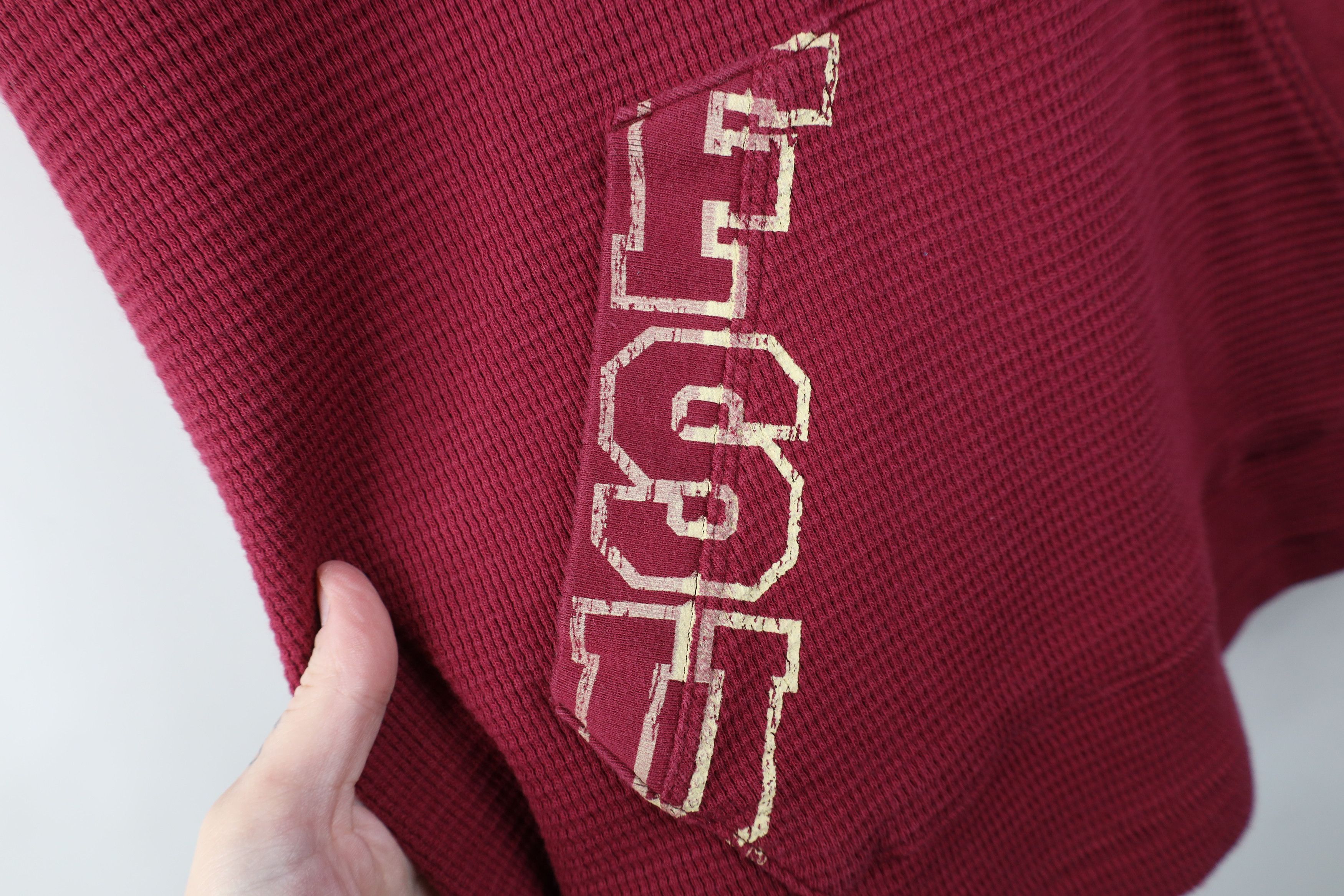 Nike Vintage Nike Florida State University Waffle Knit Hoodie Size L / US 10 / IT 46 - 6 Thumbnail