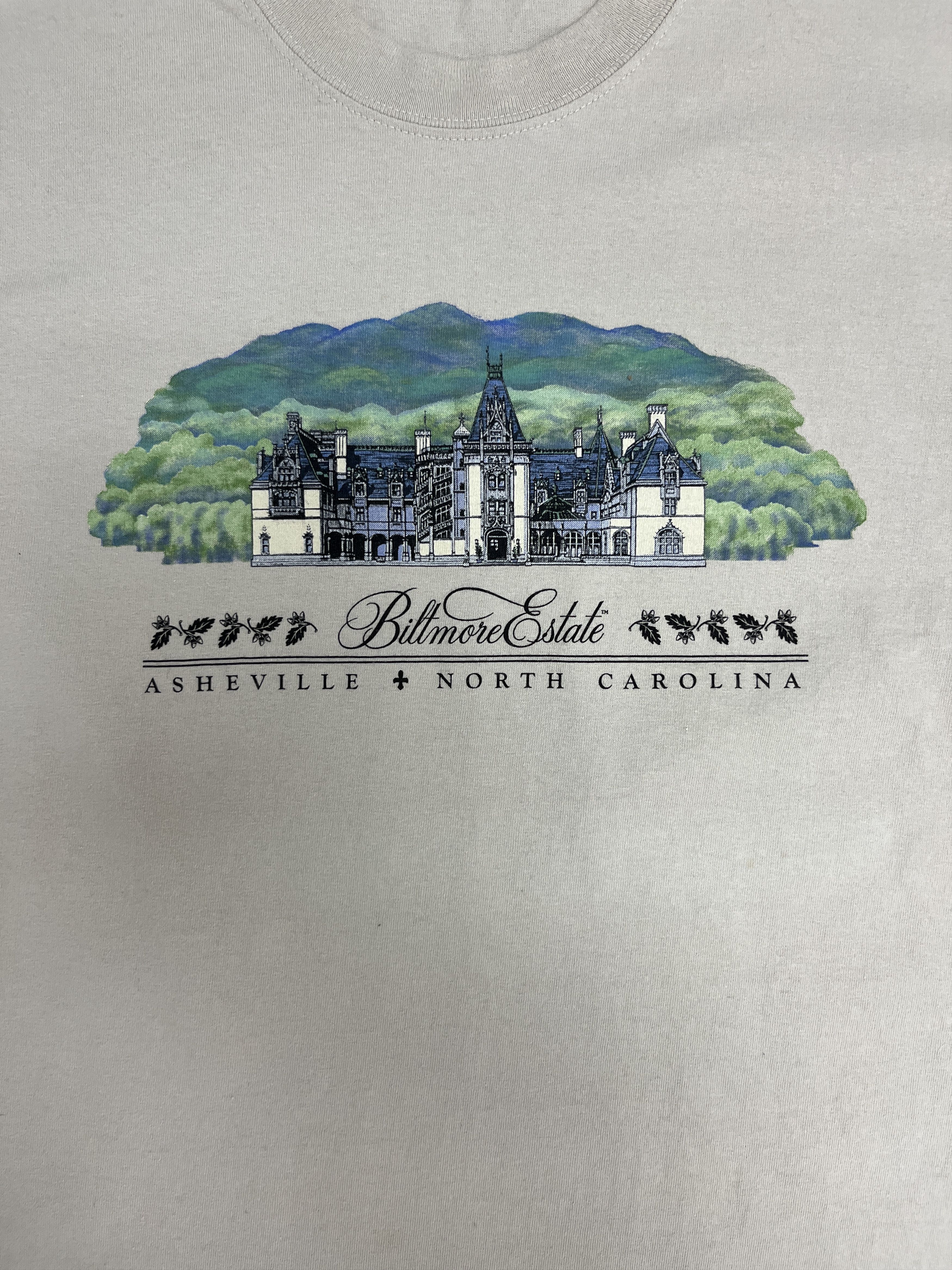Vintage Biltmore Estate Asheville, NC Vintage Beige Tourist Tee Size US L / EU 52-54 / 3 - 2 Thumbnail