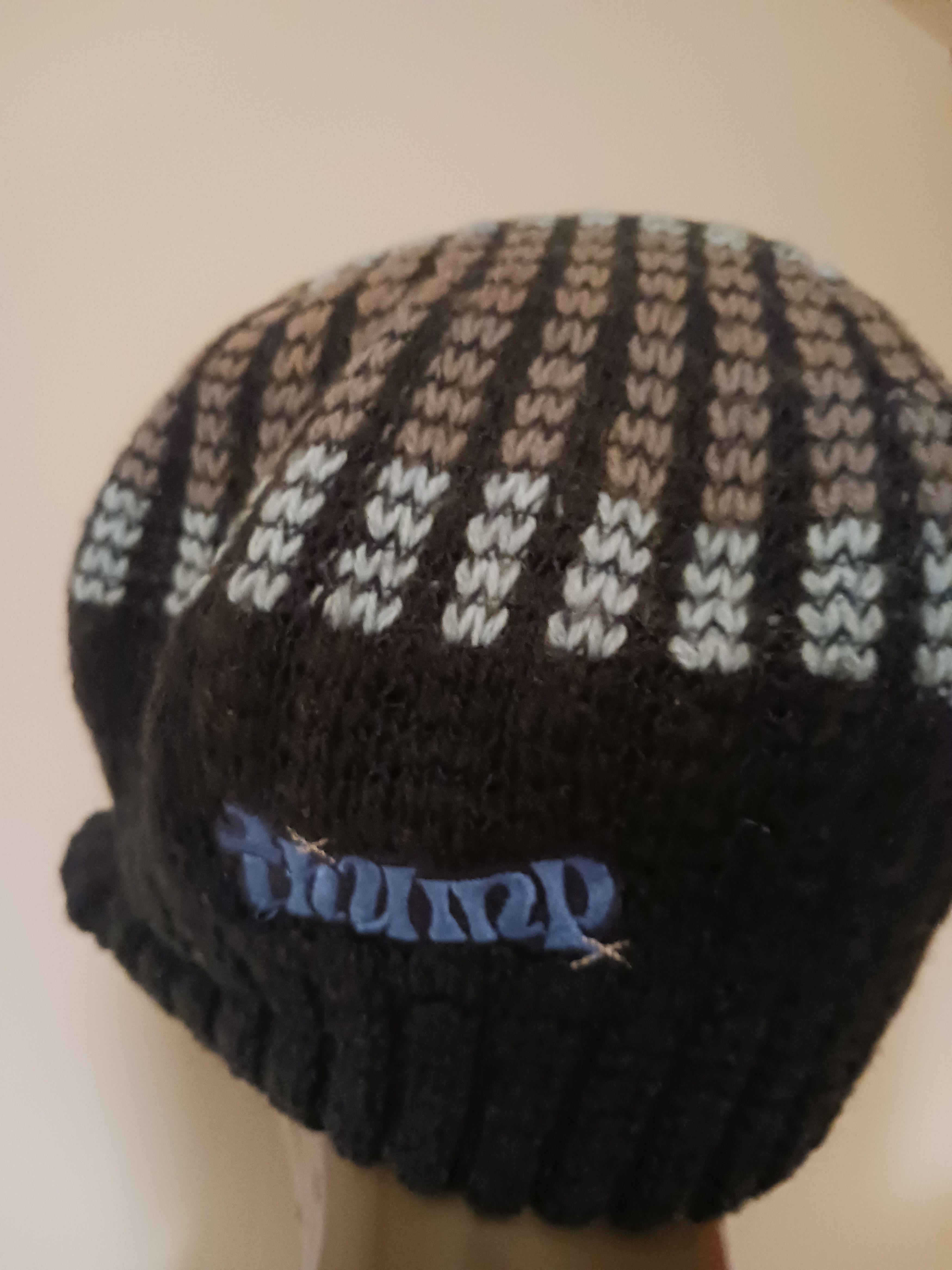 Vintage THUMP INC Wool Knit Beanie w/ Visor TASTY LA Streetwear Size ONE SIZE - 2 Thumbnail