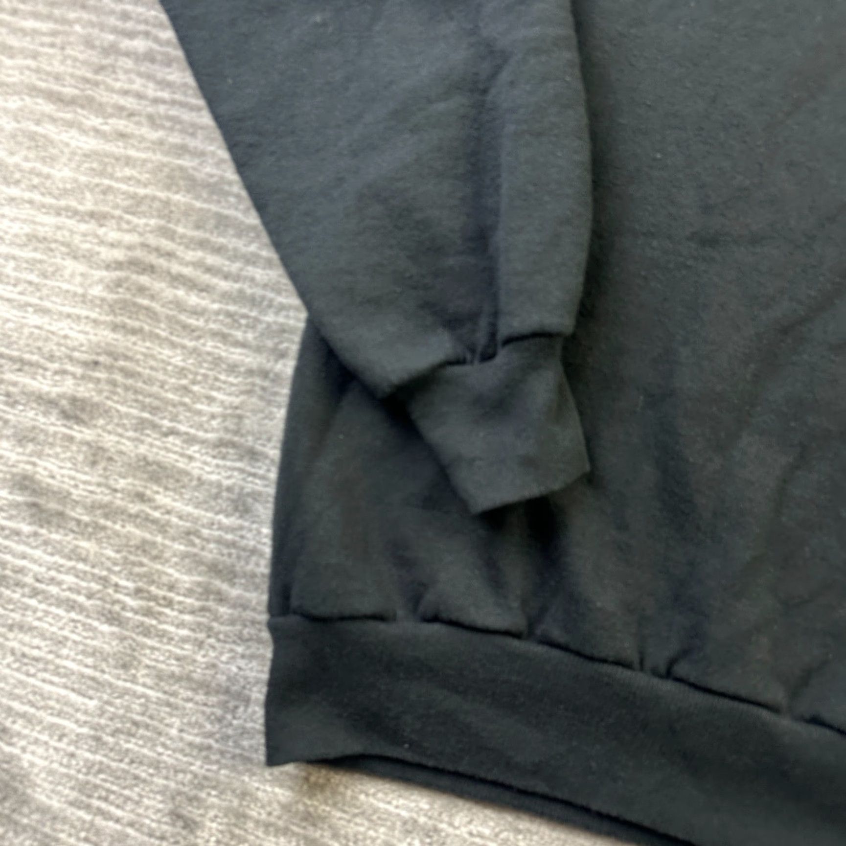 Jerzees VINTAGE Jerzees Sweatshirt Mens XL Black Fleece Crewneck USA Made Size US XL / EU 56 / 4 - 3 Thumbnail