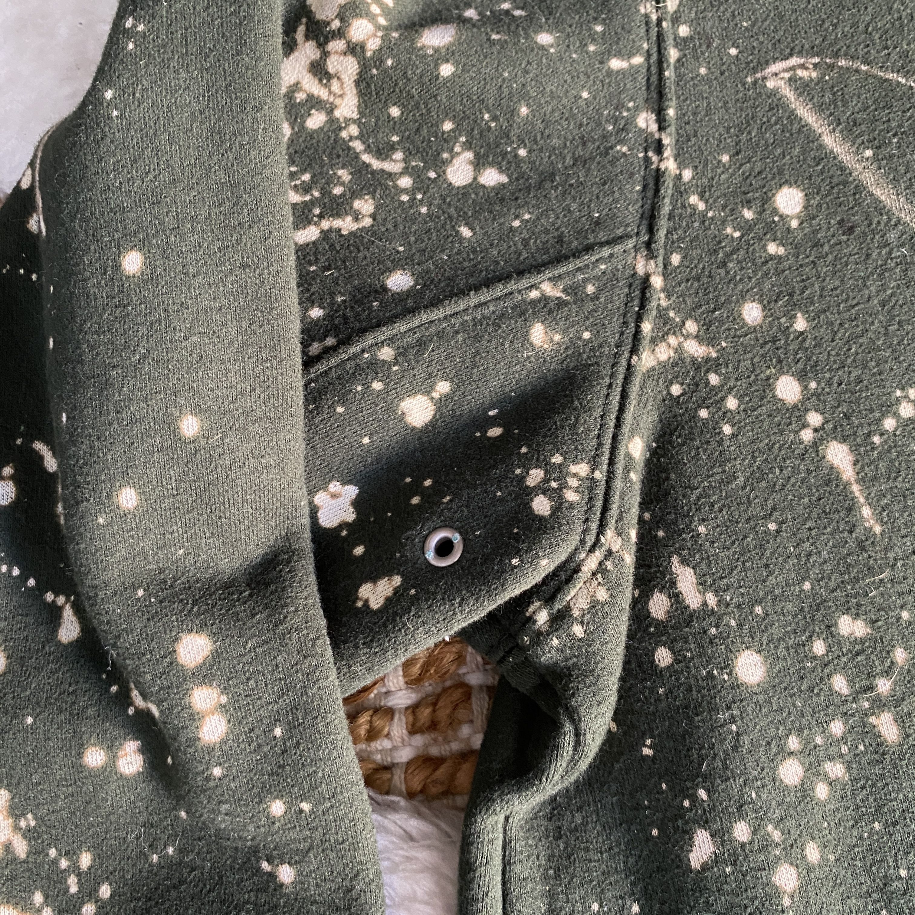 Croft & Barrow Handmade Reworked Croft & Barrow Bleach Dyed Sweatshirt Size US XL / EU 56 / 4 - 9 Thumbnail