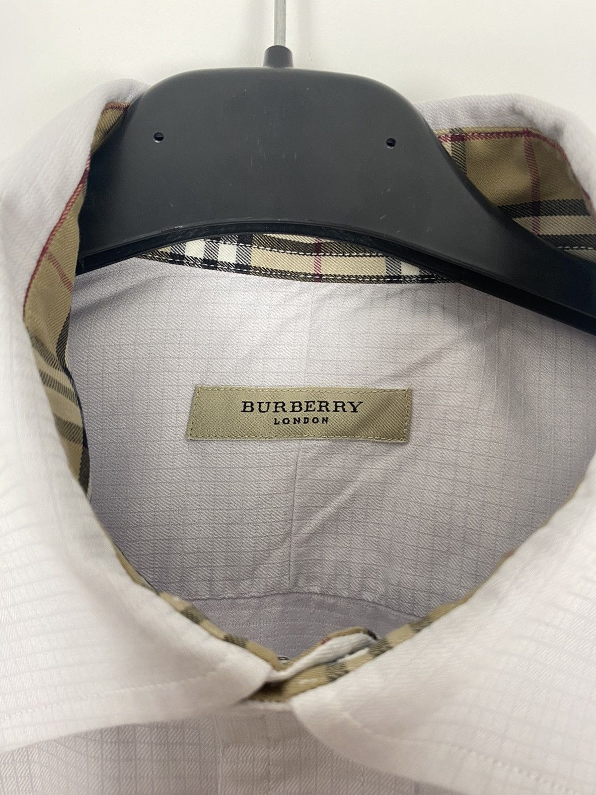 Burberry × Vintage Burberry London Shirt French Cuff 15 nova check collar y2k Size US L / EU 52-54 / 3 - 12 Thumbnail