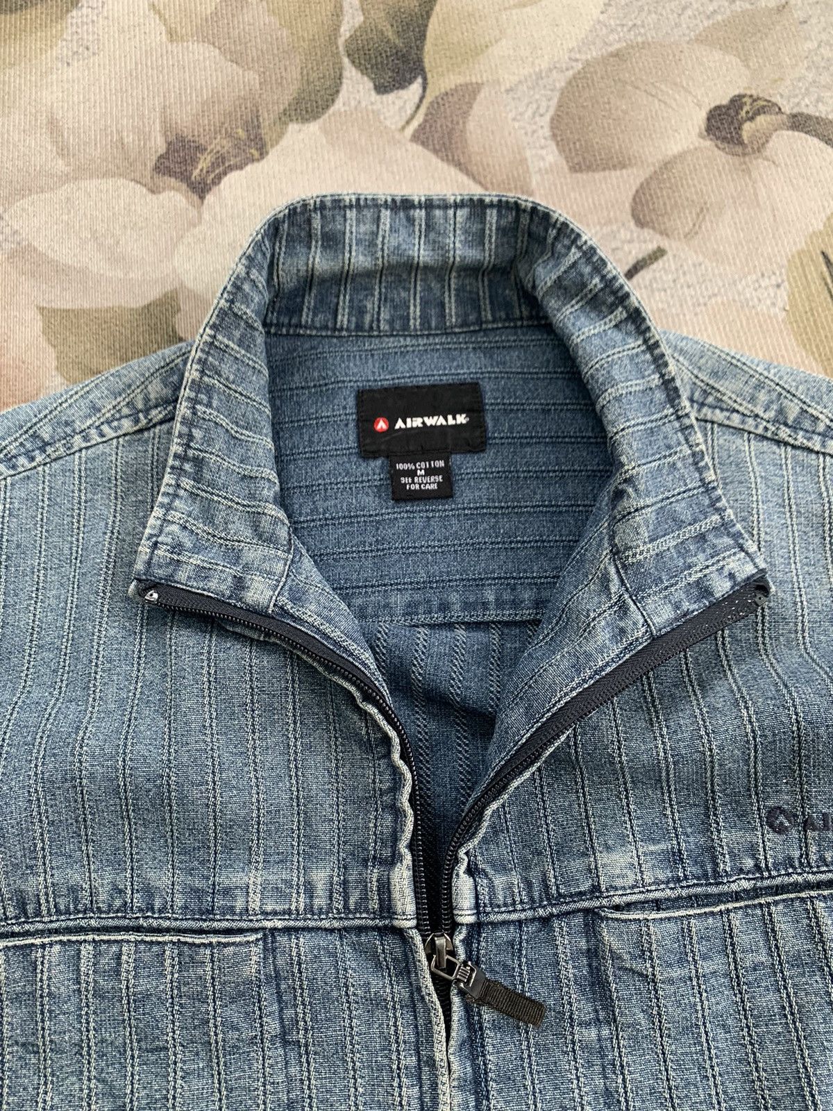 Airwalk × Vintage Full Zip Airwalk Jacket With Stripe Pattern Size US M / EU 48-50 / 2 - 12 Thumbnail