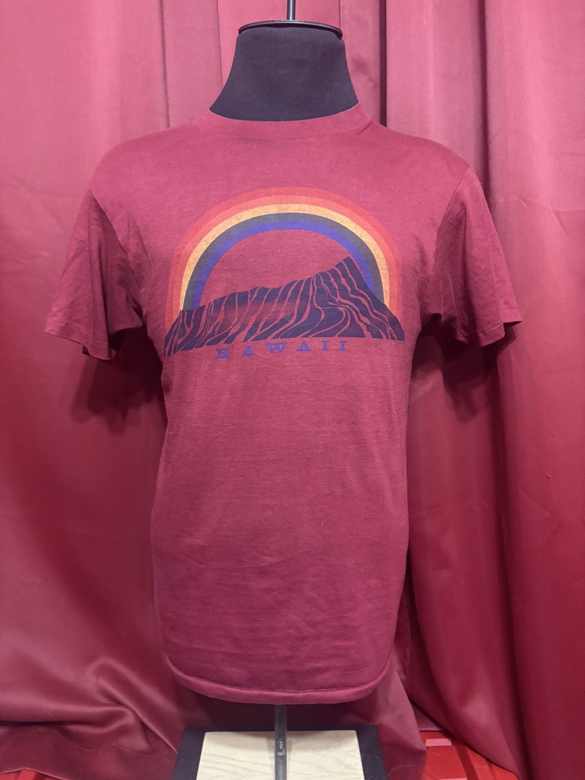 Vintage Vintage Hawaii Souvenir Tshirt 80’s Volcano Rainbow Boho Size US L / EU 52-54 / 3 - 1 Thumbnail